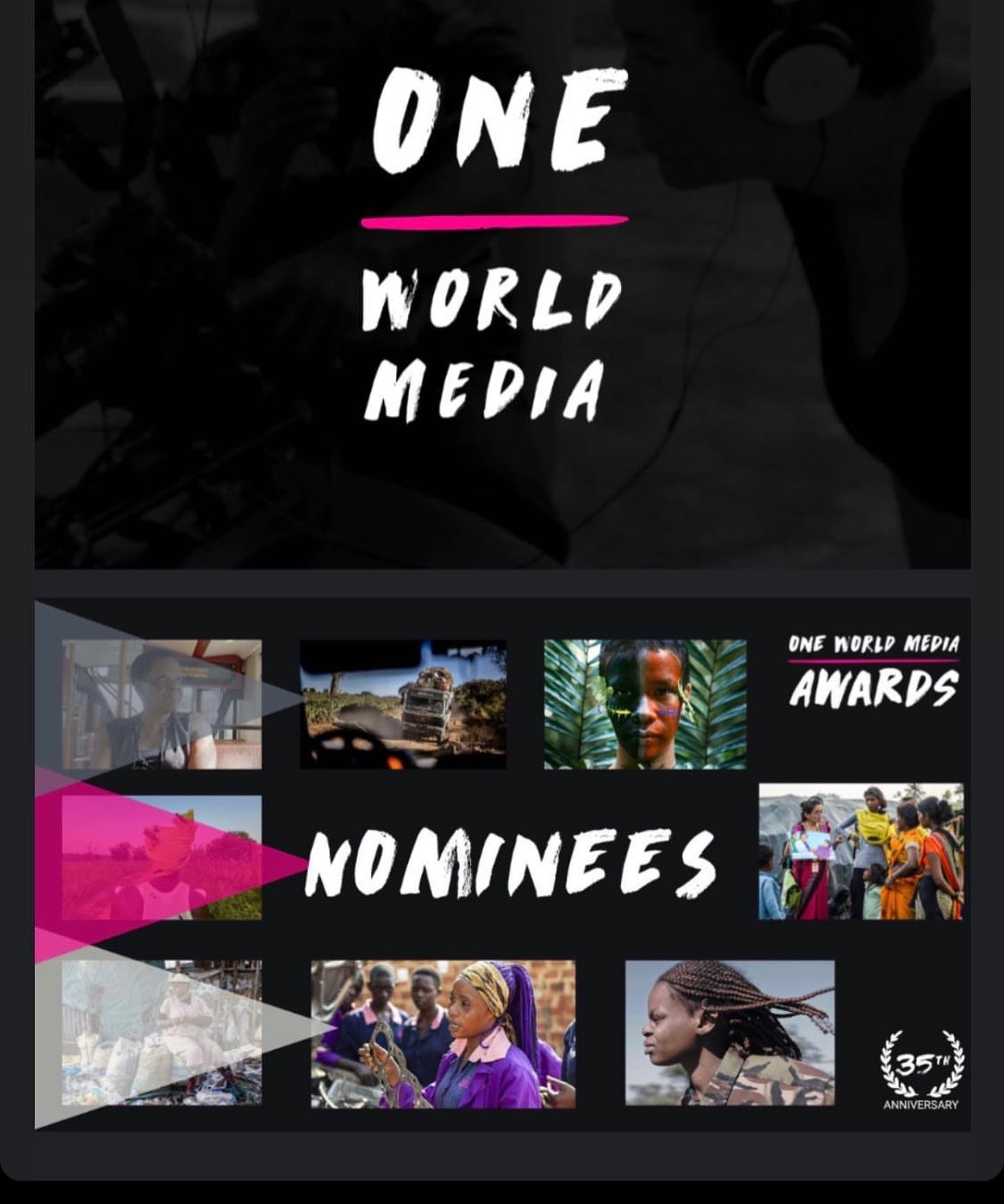 ✨🎉Woohoo! 🎉 @mariama.wurie and I got nominated for a @oneworldm award this year for our @cnn film for #insideAfrica so happy to see more #SolutionsJournalists getting recognised in these awards. ✨As @futurecrunch founder Angus Hervey said recently: “When we only tell the stories of doom, we fail to see the stories of possibility…
… the hundreds of examples of progress in human rights, rising living standards, public health victories, clean energy breakthroughs, technological magic, ecological restoration and the countless, extraordinary acts of kindness that take place on planet earth every day” ✨✨I try and think about this all the time, especially when we’re faced with the current apocalyptic news cycle.. 😰 please keep supporting and reading the positive news too 🙏✨💕 🌍 #femalefilmmakers