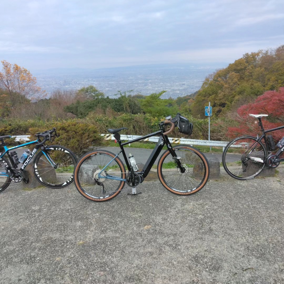 11/23 eバイク デビュー 十三峠 楽に登れた😊
#八尾市
#奈良県生駒郡
#eバイク
#miyata
#グラベルロード