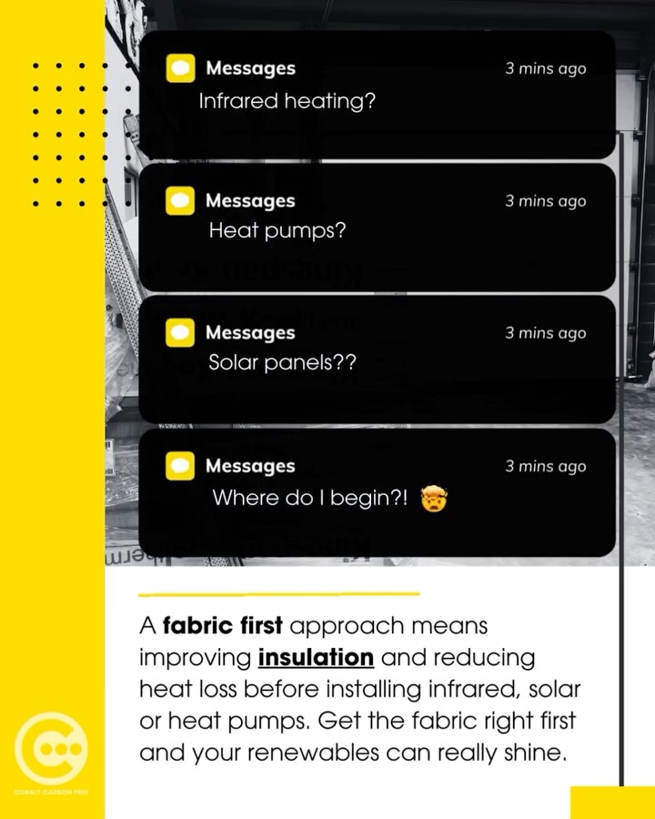 Overwhelmed by energy upgrades? 🤯 Our fabric first approach sorts it out!
We fix your home’s insulation and structure first, then guide you through the next steps, from windows to heat pumps and solar - so every upgrade works harder and keeps you cosy 🤗
#fabricfirst #insulationexperts #homeretrofit #homeinnovation #comfortablycoolhomes