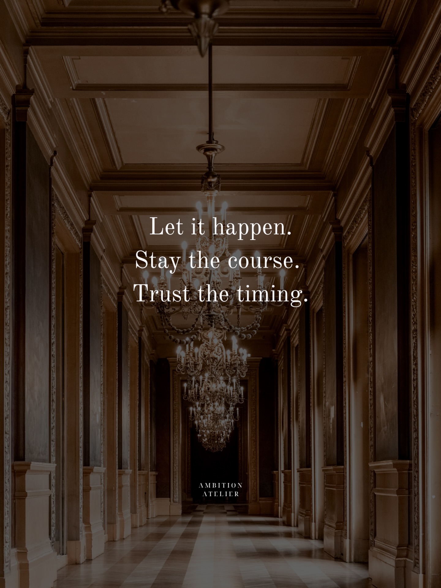 A quiet reminder for wherever you are right now — you don’t need to rush what’s meant for you.
#ambitionatelier #mondaymotivation