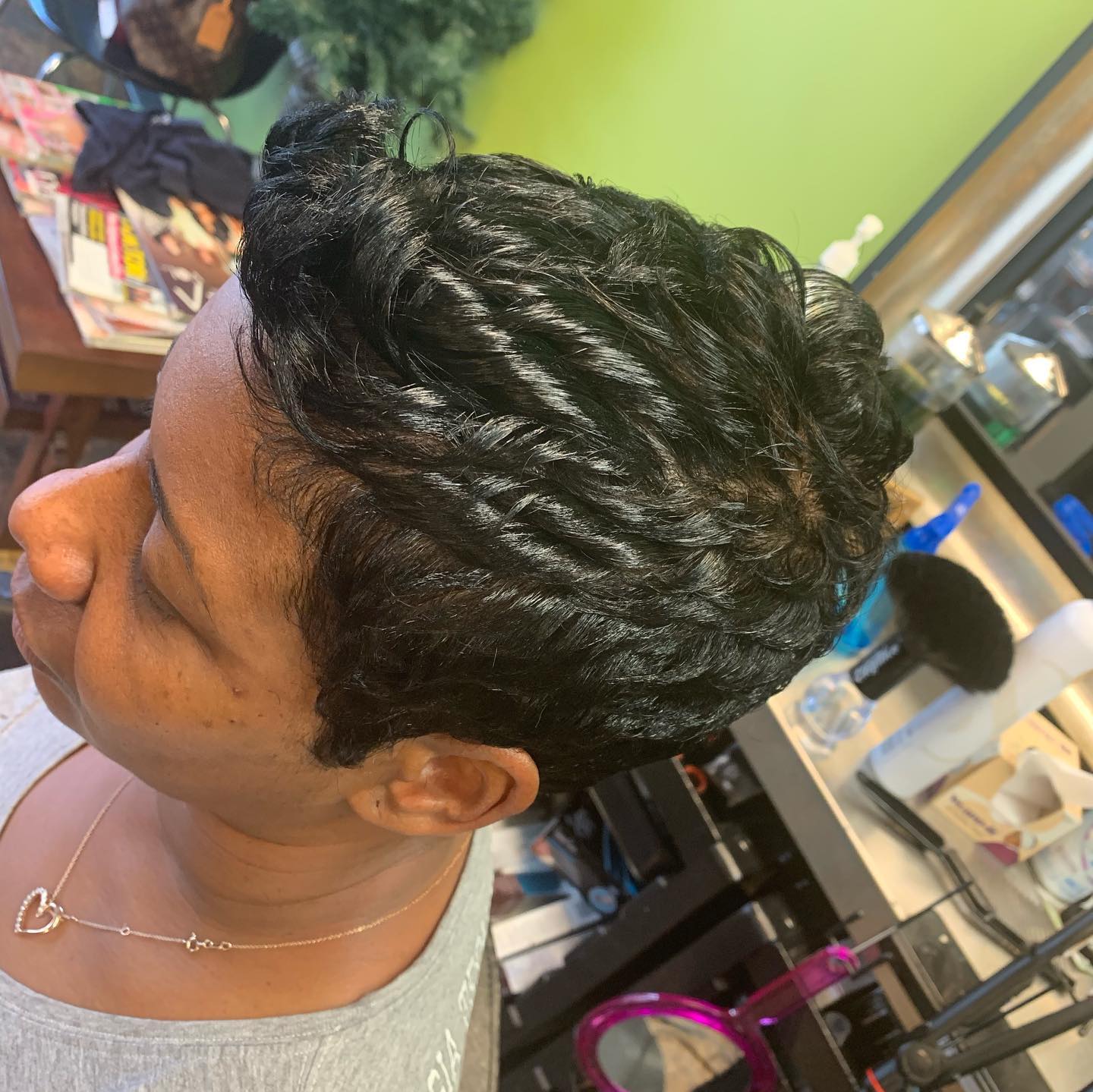 Come see us!!!! Go to inthemixhair.com and book with one of our stylist. ❤️ We also offer microdermabrasion, facials and laser hair removal(laser hair removal requires deposit ) 💇🏽♀️💆🏽♀️‼️#silkpressatlanta #atlantasilkpress #bouncyshinysilkyhair #shorthairdontcare💇🏽 #silkpressmaster #silkpressmasters #pressingcomb #southfultonparkway #inthemixhairsalon #inthemixhair #bouncyshinyhair