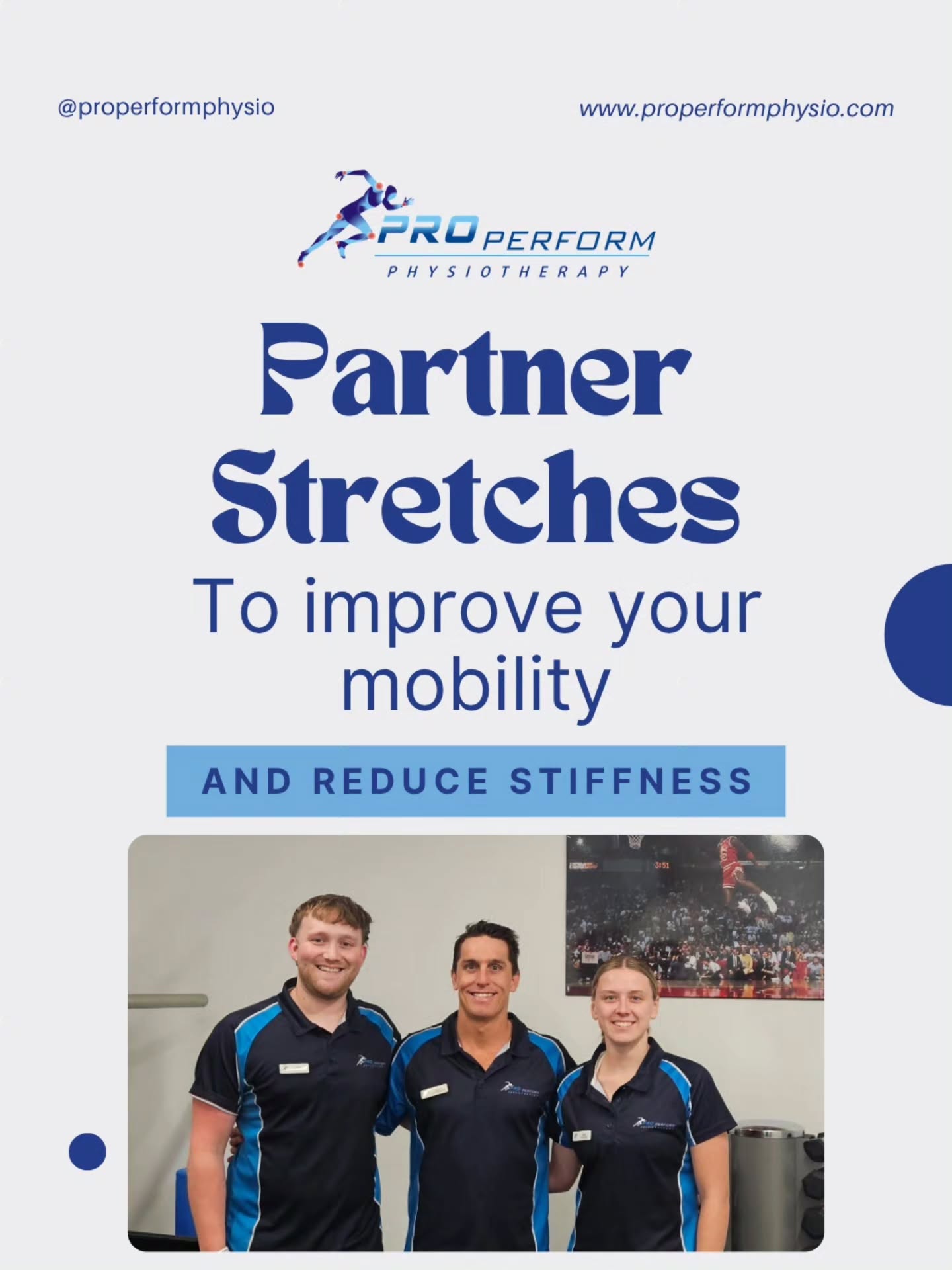 Stretching is better with a buddy π€
Tag someone you'd try these stretches with π
π 3/3 Trappers Drive, Woodvale 6026
π Book online: www.properformphysio.com
π² (08) 9309 3166
#physio #physiotherapy #ProPerformPhysio #sportsphysio #partnerstretches