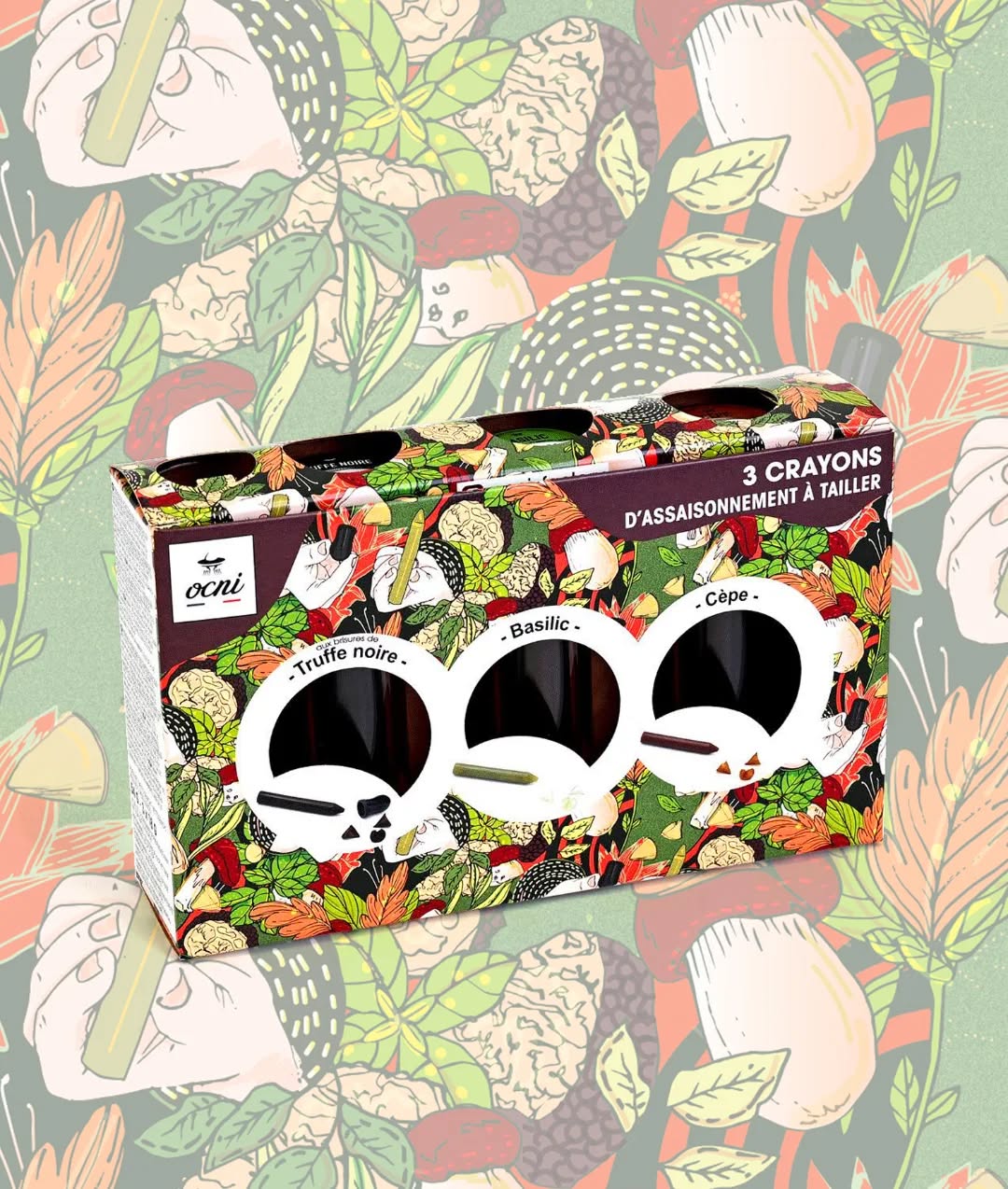 Vous l'avez vu ? 😁
Le motif réalisé pour le coffret 3 crayons d'assaisonnement de @ocni_factory : truffe, cèpe et basilic est à retrouver à @natureetdecouvertes (pour les Nantais/nantaise, c'est pile quand tu rentres dans le magasin au passage Pommeraye hihi)
On a testé avec les copaings avec une raclette ahah c'est validé !!
Ps : l'occasion de vous dire qu'il y a une nouveauté qui sort bientôt pour laquelle j'ai realisé un motif il y a quelques semaines 😜
#ocnifactory #innovationfood #fooddesign #designpackaging #lucillepattern