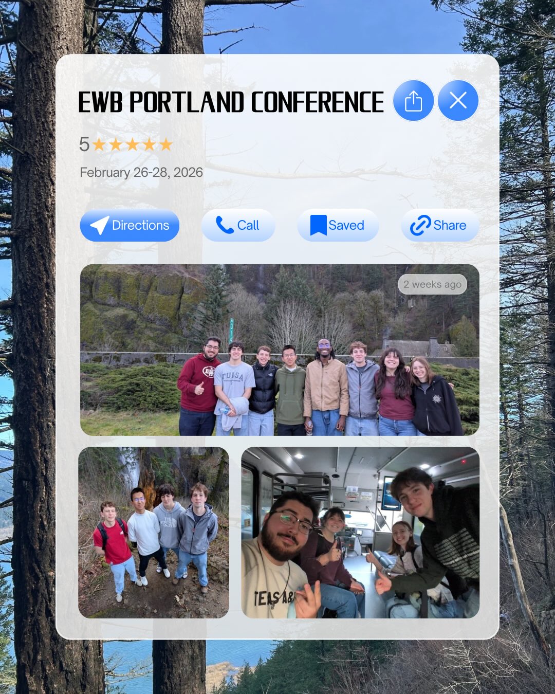 Last month some members participated in the Engineers Without Borders USA Portland Conference! We are so grateful for this opportunity!