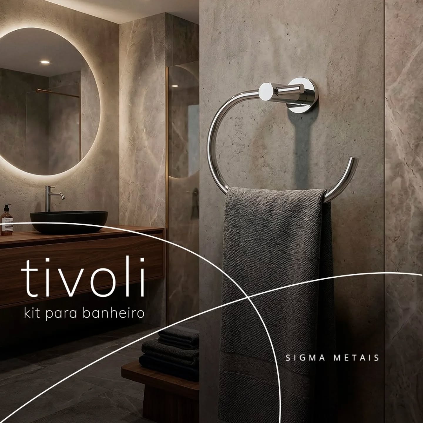 Tivoli, beleza e elegância.
Um kit que acessórios com estética de luxo que transforma qualquer ambiente.💎
Sofisticado e minimalista com acabamento em cromado e vidro com fixação invisível.
É funcionalidade e elegância em cada detalhe.
O kit contém:
• 01 Saboneteira Parede
• 01 Cabide Simples
• 01 Porta Toalha Argola
• 01 Porta Toalha Banho 300 mm e 500mm.
• 01 Papelaria Sem Tampa
• 01 Prateleira Porta Shampoo
Adicione sofisticação ao seu espaço com o conjunto completo!
Acabamento em cromado com brilho impecável.
Feito 100% em metal!
É qualidade para suportar o uso diário com segurança sem perder a beleza da peça. 👌🏻
Alta durabilidade, composta com liga de cobre, inoxidável; qualidade 100% nacional e garantia. 💎
Transforme seu banheiro com o Kit Tivoli da Sigma Metais! ✨
Confira todo a nossas linhas de metais em nosso site, acesse agora:
www.sigmametais.com.br
.
.
.
.
.
E se você deseja ser um revendedor Sigma Metais, entre em contato conosco através do nosso site ou mande sua mensagem através do direct. 👈🏻📱
.
.
.
.
.
#SigmaMetais #tivolisigmametais #acessoriosparabanheiros #torneiras #designdeinteriores