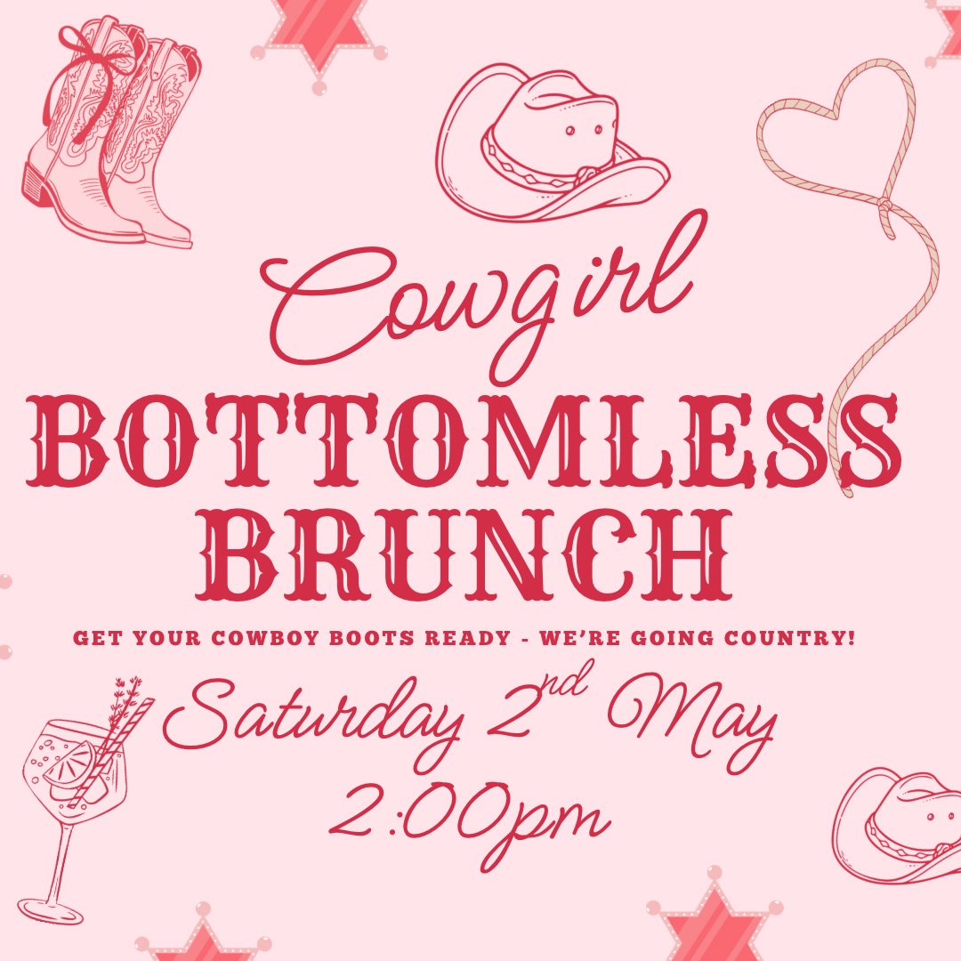 🤠 Cowgirl Bottomless Brunch has landed in Long Eaton 🩷🥂
Girlies, take this as your sign to move those plans out of the group chat! Join us at Cleaver Cafe & Bar on Saturday 2nd May at 2pm for an afternoon of great food, free flowing drinks and LIVE country music 🎶
We’ll kick things off with your choice of brunch dish, then enjoy 90 minutes of bottomless drinks while Nicola Brown brings the country energy 🤠✨
The details:
🤠 Cowgirl dress code strongly encouraged
😉 Cowboys allowed… if they can keep up
🍳 Brunch dish of your choice (pre-order required)
🌱 Veggie, vegan & gluten-free options available
🩷 £39pp
🔞 Over 18s only
Tickets:
Secure your spot with just a £10pp deposit – we’ll be in touch for the rest and your food pre-order.
Booking link & all the details in Bio 🔗
…
#bottomlessbrunch #longeaton #bankholidayweekend #cowboybrunch #nottsfoodies