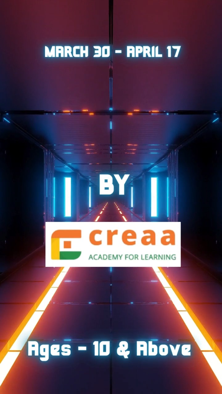 Proud to be associated with Dr.Usha Vasanth - Founder CREAA Academy to lead this year's Summercamp - " Future Innovator's Boot Camp "
Starting March 30, For Ages 10 & Above
#KidsLearning
#LearningThroughPlay
#ExperientialLearning
#NatureBasedLearning
#AlternativeEducation
#handsonlearningfun
#LifeSkillsForKids
#BhuveeS
#CREAAAcademy
#SummerCampBangalore