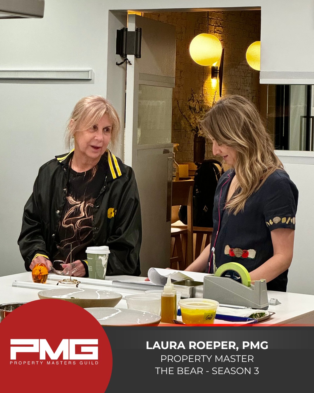 Happy Monday! Today for Members at Work Mondays, we're featuring PMG Property Master Laura Roeper on the set of 'The Bear - Season 3'.
Want to be featured? E-mail us your set photos and a 2-3 sentence description at info@propertymastersguild.org