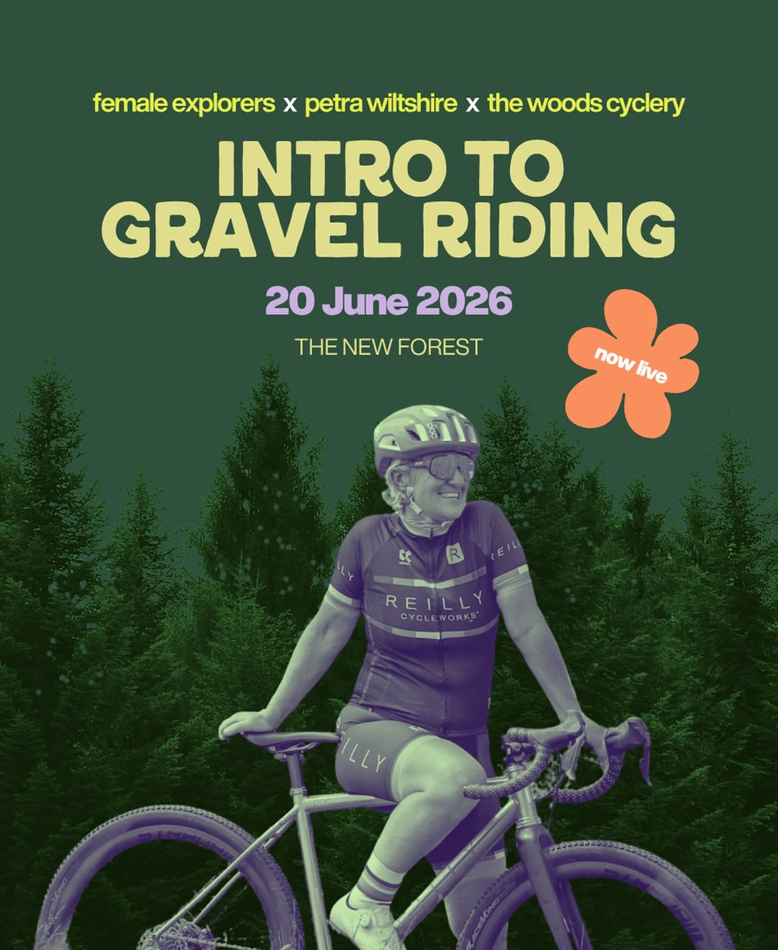 super excited that our gravel ride out is now live 🚴 in partnership with @petrawiltshire and @thewoodscyclery saturday 20th june 🚲
starting in lyndhurst we’ll meet for coffee, sort out the bikes and roll out for a 40km ride through the beautiful new forest with some expert off road coaching from downhill MTB 3x world champion Petra Wiltshire, before heading back for some lunch and a social!
a friendly, no-pressure environment created for girls who want to build confidence on gravel. bikes, helmets and coaching included. if you’d like to join with your own gravel bike please message us :)
limited availability- comment GRAVEL and we’ll send you the info straight to your DMs 📥
#gravelcycling #gravel #gravelgirl #cyclinggirls #bikegirl
