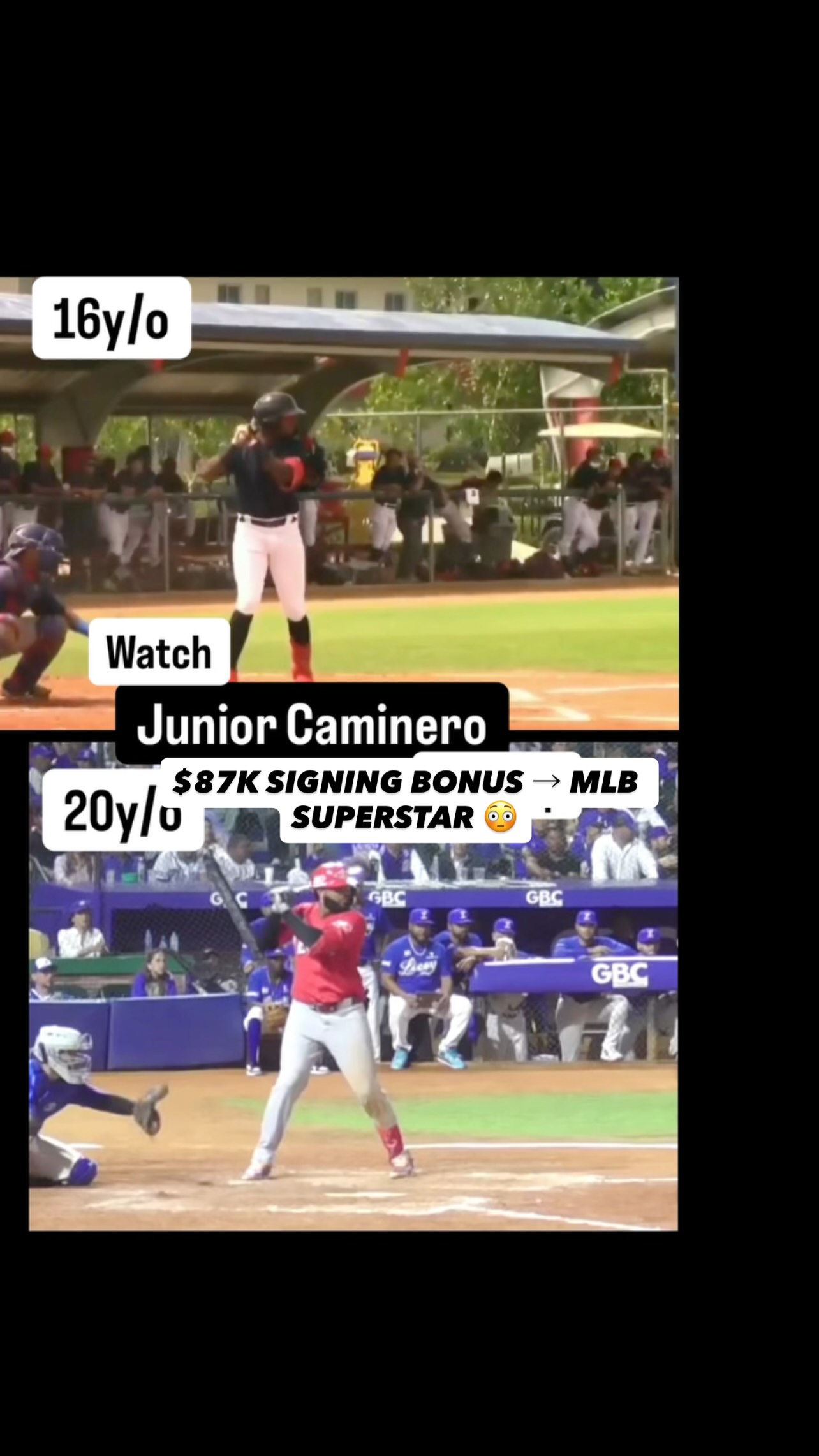 Watch this… 👀
From 16 years old signing for $87K… to one of the most electric young stars in the game with the Rays 💥
The craziest part?
The swing hasn’t changed much.
Still aggressive.
Still ELITE bat speed.
Still trusts it.
And somehow…
his pitch recognition is already 🔥 for a guy with a Javy Báez-type load 🤯
That’s not normal.
Hard to believe he’s only 22 years old…
👀 Superstar loading…
.
.
#MLBProspect #baseballdevelopment
#HittingMechanics #TampaBayRays
#BaseballReels