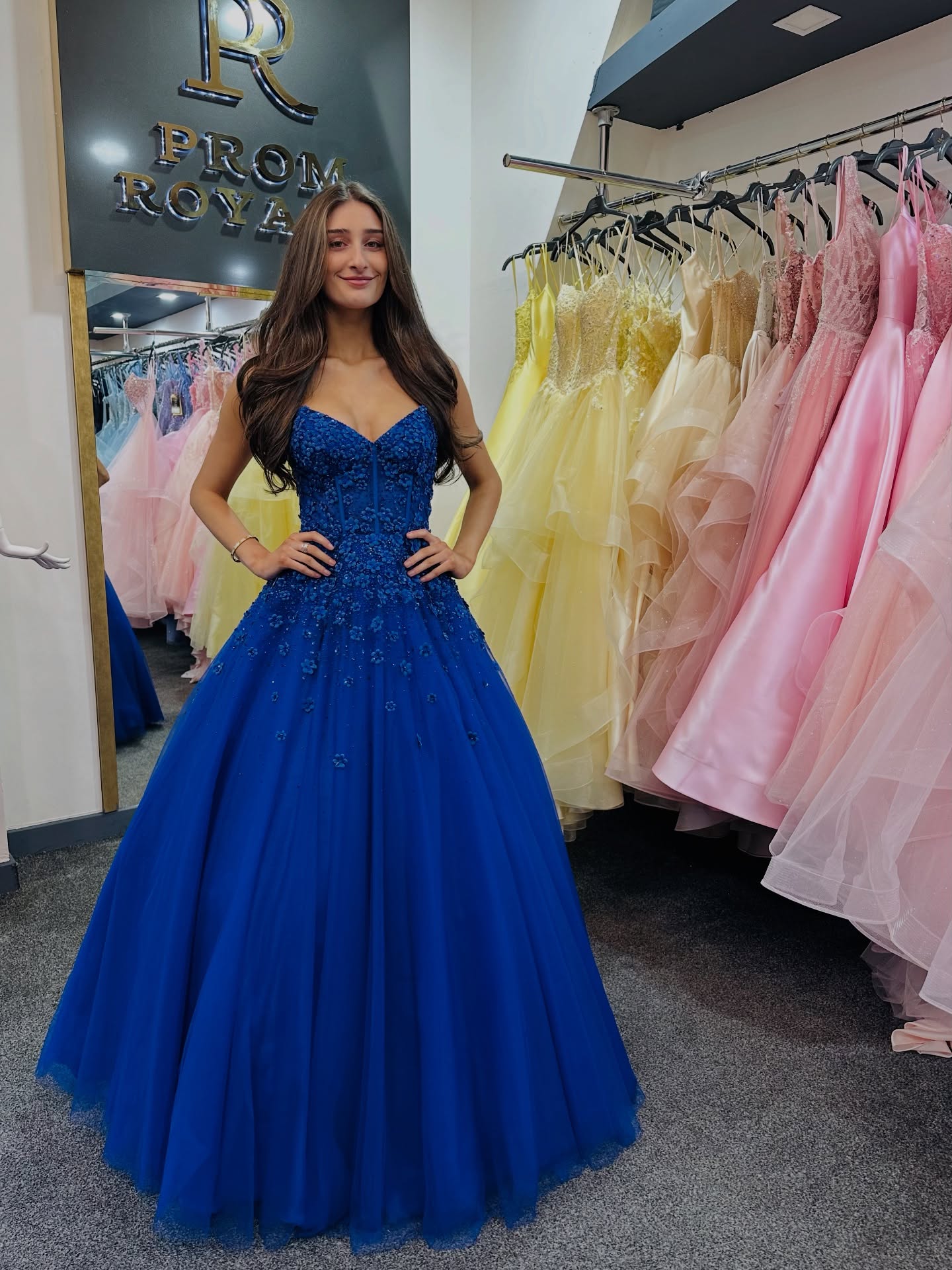💙KAILI💙 Prom 2026 Bestseller
This dreamy blush ballgown features a sparkling embellished corset bodice with delicate floral detailing, flowing into a full layered tulle skirt that gives total princess vibes 👑 The soft shimmer catches the light from every angle — made for that unforgettable grand entrance 💃
If you’re manifesting main character energy for prom night… this is the dress 💕👗✨
For appointments: www.promroyale.co.uk
#belmonthighschool #springburnacademy #promroyaleglasgow