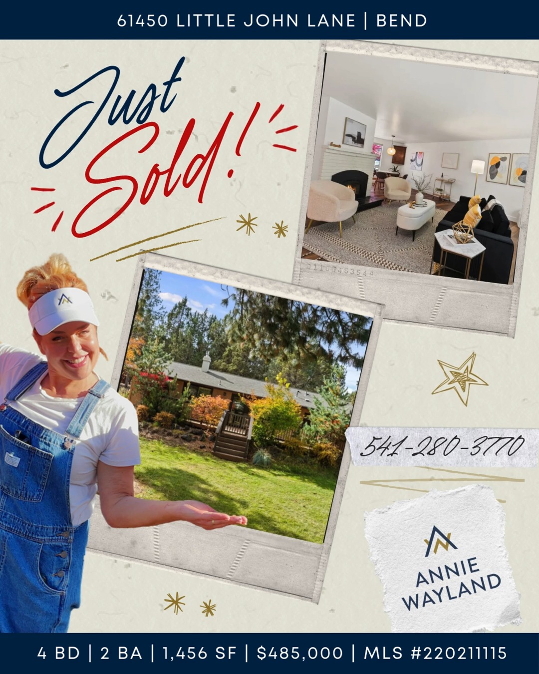 Just Sold | 61450 Little John Lane, Bend ✨
This one checked all the boxes. Fully updated, single-level, full of character, and close to everything that makes living in Central Oregon so special.
Now the new owners get to spend more time enjoying the Bend lifestyle, whether that means ski days at Mt. Bachelor, casting a line at Fall River, or easy nights out at Hayden Homes Amphitheater and the Old Mill.
A big congratulations to my sellers and the new owners on a successful closing.
And a special shoutout to @zachariahnutter and @saracenohomeloans, it was a pleasure working with you both to get this one across the finish line.
#BendOregonRealEstate #CentralOregonHomes #BendOregonLife #BendRealEstate #AnnieWaylandHomes