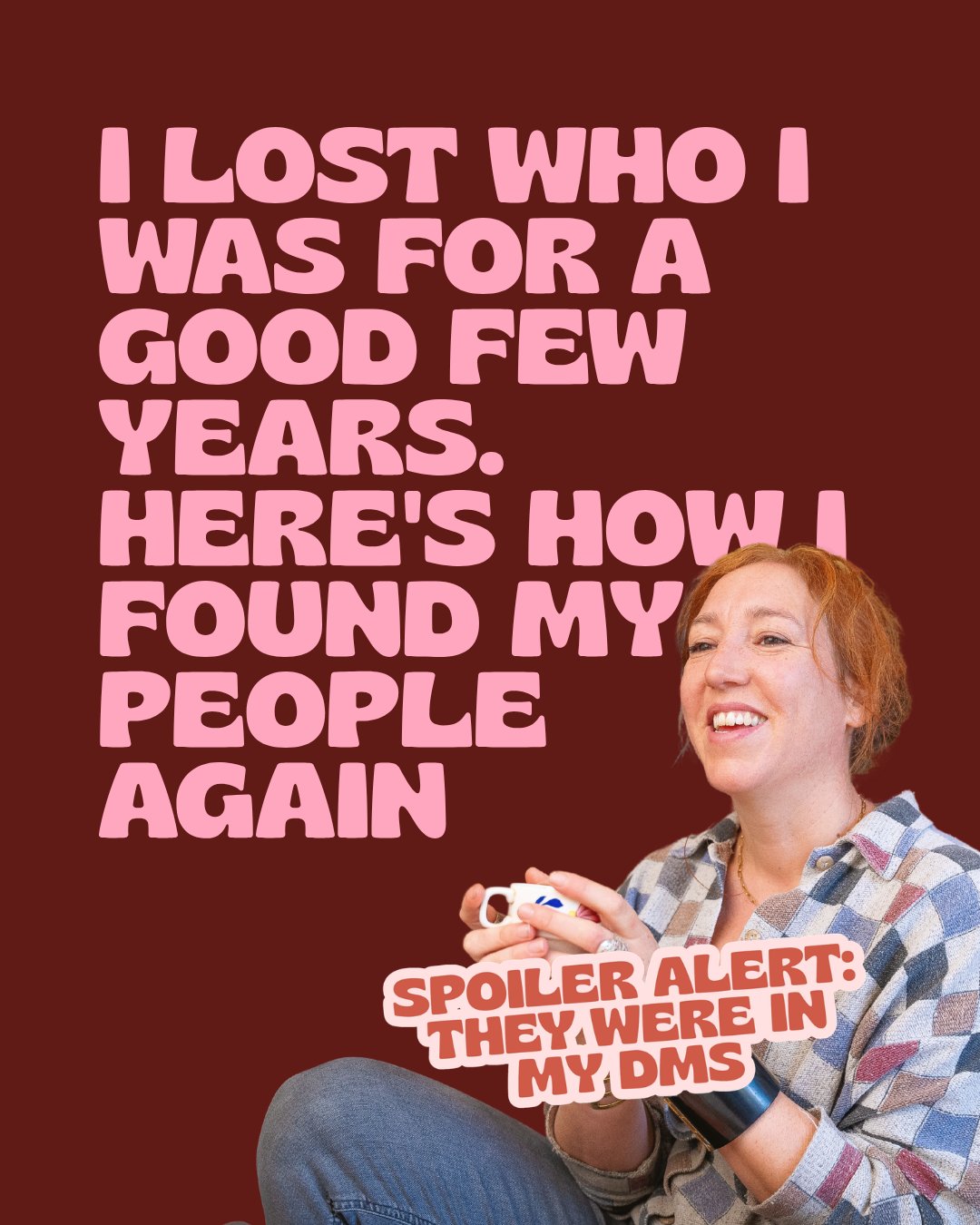 You ever get the feeling that you've completely lost who you actually are?
My retainer got cut, the step-kids flew the nest, perimenopause was doing its absolute worst on my confidence, and I went from working on a huge edutech platform feeling like billy big balls to hiding behind my screen wondering if I should even be a designer anymore.
I didn't know if I belonged in tech. I didn't know who I connected with. I just knew that something had to change.
Then @beckyloto_mentor gave a talk about being bold and something shifted. I walked into a room, started chatting about design and hormones, and realised the women in that room got it completely: the luteal phase, the chaos, hiding, all of it.
And that's when I found people like @shinyhappy.digital and @laurendoesmktg, women who show up as themselves and make running and marketing a business feel like an actual joy rather than a constant grind, and I thought, that's it, that's how I want to run my biz.
I started showing up, started chatting on insta, and found the purpose I was so desperately craving; working with fab female bloody founders.
Connections matter so much and I know that now because the most brilliant women I've ever worked with found me because I stopped hiding and started showing up.
So each week I book in 1:1s with people who are doing amazing things, just a chat to connect and support. If that sounds like you, book a free 30 min call, grab a brew and let's chat it over. Link in bio. 👀
#femalefounders #websitedesign #cornwallbusiness
