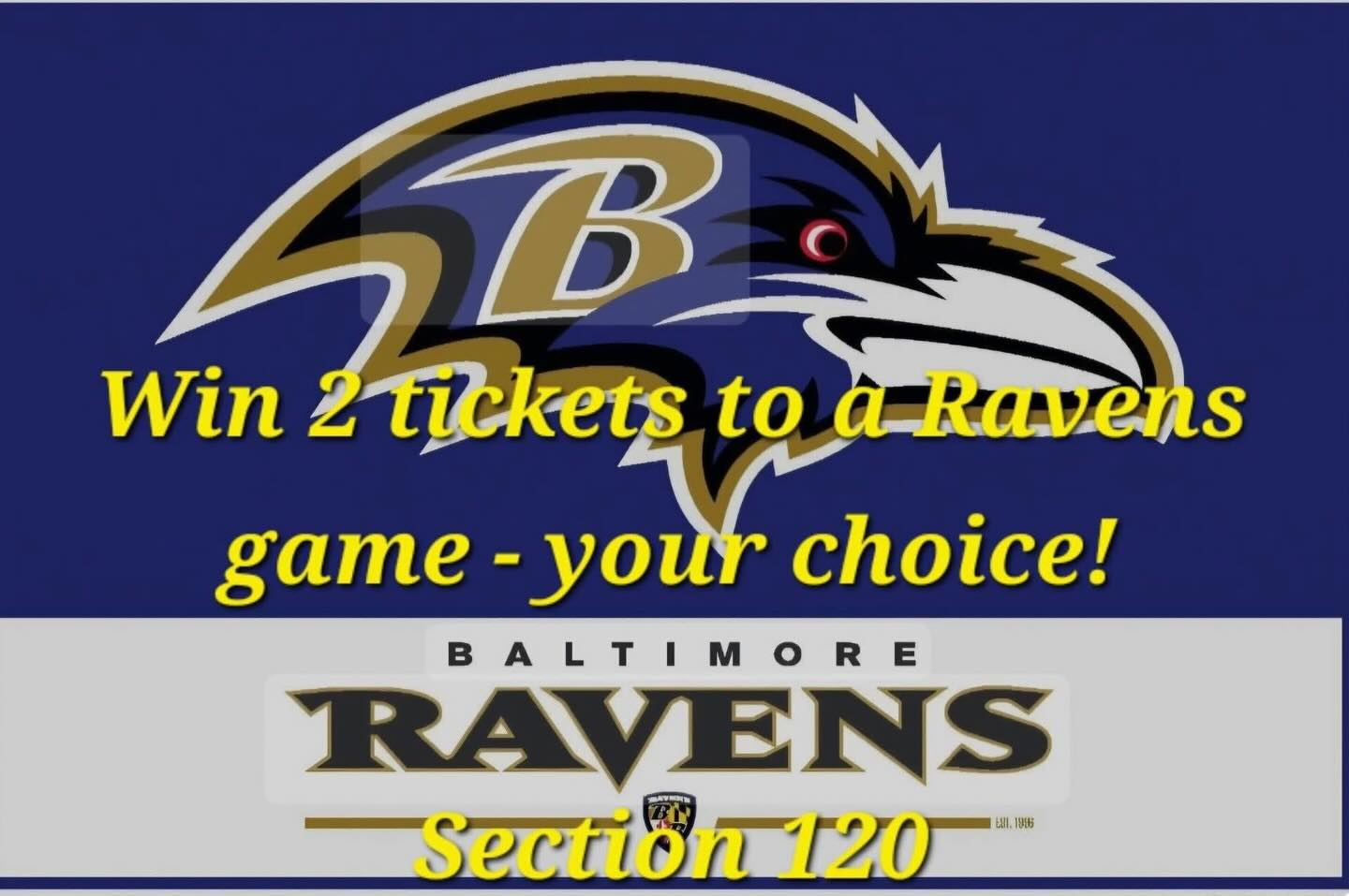 Up for grabs in our LIVE auction on April 12 - Two tickets to a Ravens home game of your choice. See you at CELTIC CRUSH 2026!
