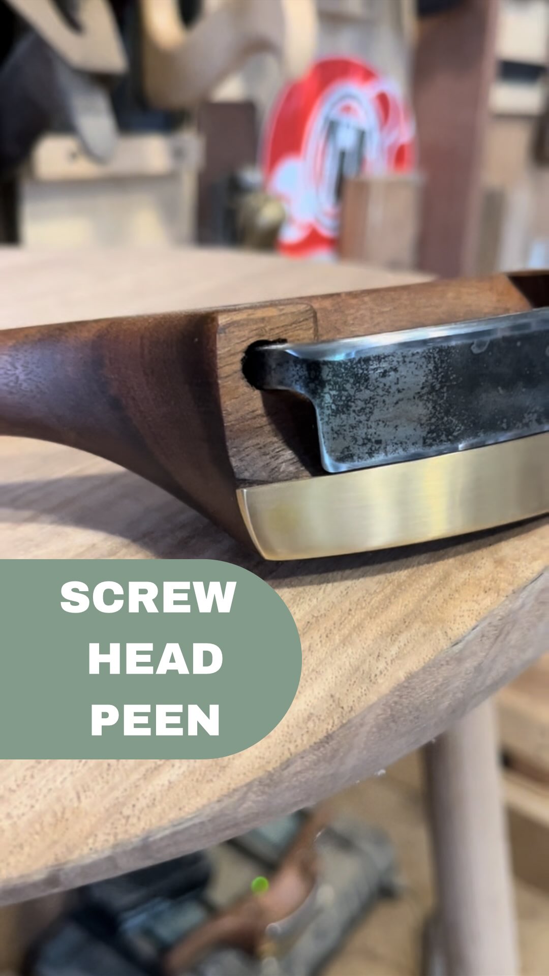 I’ve been experimenting with different Travisher prototypes this month to test out different design details to see what I should incorporate into the standard model 2.
One of the details I’ve adopted in this batch of travishers is the hiding of the screws that hold the brass sole to the body. Peening the tops of the screws spreads the brass out to fill the entire countersink and guarantees no gaps. After sanding, the screw is almost invisible apart from an ever so slight difference in the colour of the brass in the screws compared to the brass plate (which I really like).
If you still want your Travisher to have the screw heads visible (like previous batches) just let me know after you’ve ordered one.
Being able to remove the screws makes it easier for the user to modify or customise, but I think the clean look of invisible screws looks better.
What do you think? Good design change? Or keep the screws accessible?
#travisher #brass #woodworkingtools #chairmaking #toolmaking