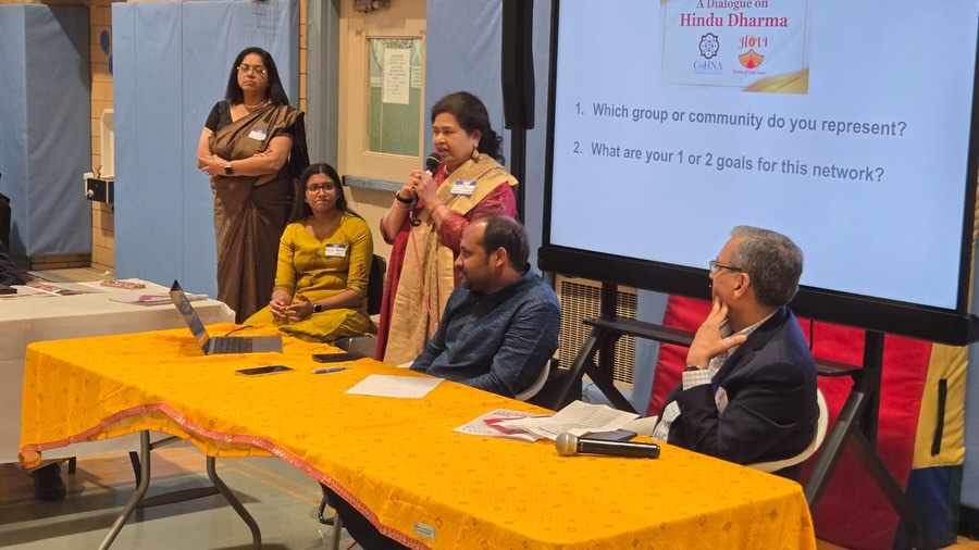 Photos from - “A dialogue on Hindu Dharma” organized by HOLI and CoHNA - Sunday March 15th at Glen Oaks NY- #hindudilouge #HOLIEVENT #cohna #holinewyork #hindusoflongisland