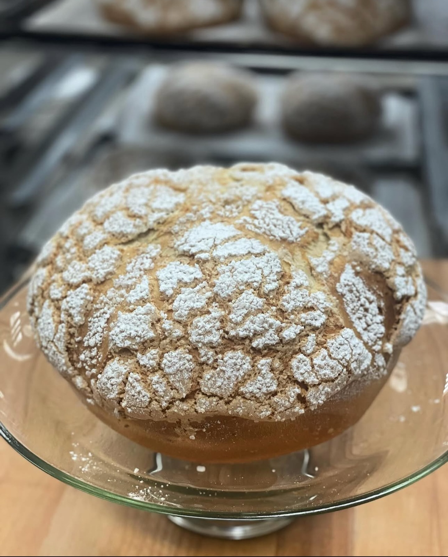 COLOMBA /koh-LOHM-bah/: Italian Easter bread made with eggs, sweet vermouth, butter, fresh citrus and topped with marzipan 🤌🏼
Our homemade Colomba will be available April 1st, 2nd and 4th. Accepting orders now — give us a call and get yours! 🐰