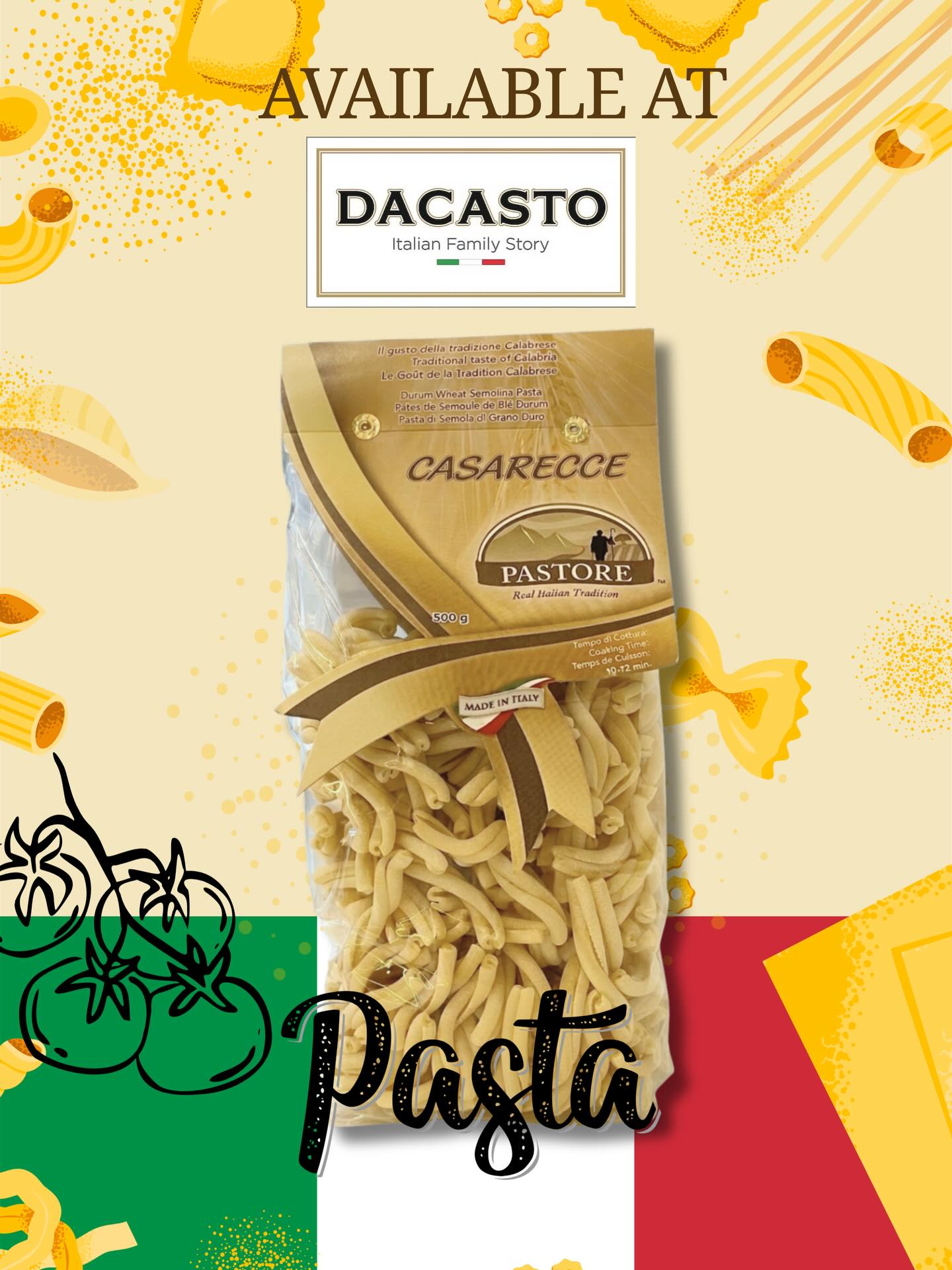 Bringing the taste of Italy to your table 🇮🇹✨
Authentic, simple, and made to elevate every dish.
#PastaLovers #ItalianFood #AuthenticTaste #FoodieFinds #Dacasto