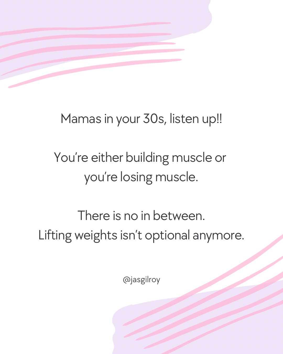 I’m going to say something a lot of women don’t want to hear:
If you feel tired all the time, weak, and uncomfortable in your body…
it’s not just “being a busy mom.”
It’s what happens when you don’t build muscle.
Sarcopenia (muscle loss) doesn’t wait until you’re old.
It starts earlier than you think—and most women are doing nothing to stop it.
❌ Walking more won’t fix it.
❌ Eating less won’t fix it.
✔ You need to lift weights.
Not for aesthetics.
⚡For your energy, your strength, and your life.
You can ignore it now…
but you’ll feel it later.
Ready to build muscle and feel strong again?
That’s exactly what I help women do.
Hit the link in my bio to get started 🤍
Canadian Personal Trainer | Online Fitness Coaching | Personal Trainer | Nutrition Coach | Fit tips | Nutrition tips | Ontario trainer | Balanced living | Healthy habits