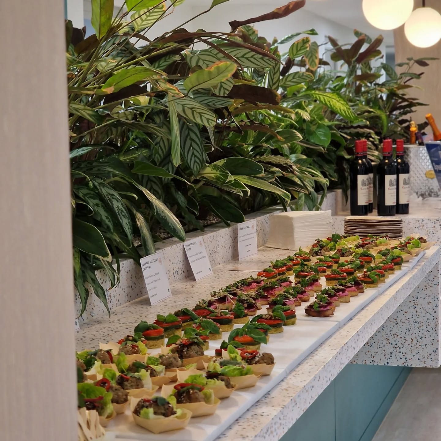 Canapés
- Asian Inspired Pork Meatballs
- Vegetable Polenta Stack
- Caramelised Beetroot Crostini
*ask for the canapé menu to see full range & descriptions
#canapesedinburgh #edinburghweddingcatering #edinburghcatering #localfood #edinburghevents