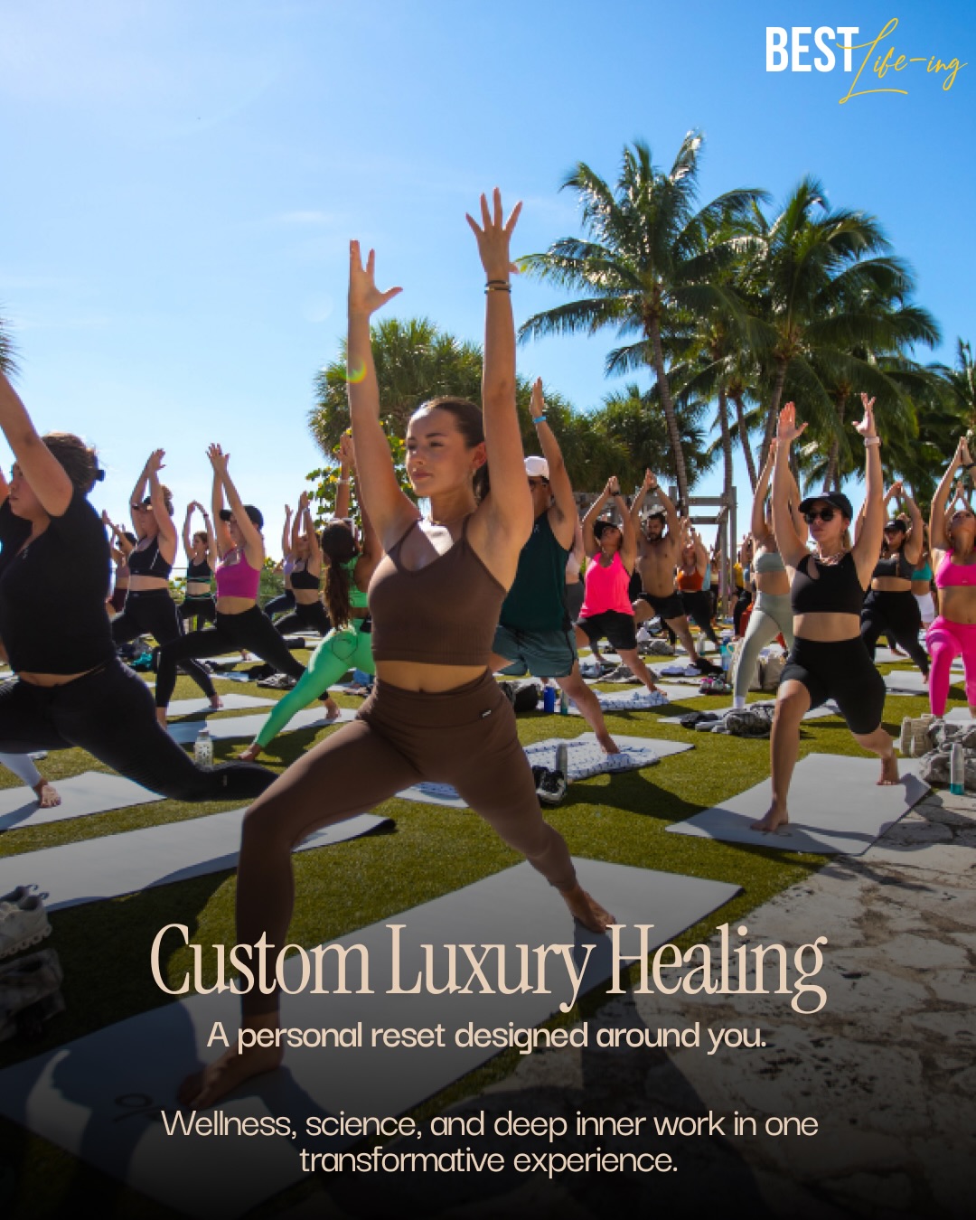 ✨ Rewrite Your Story: The Best Life-ing Wellness Retreat ✨
4 Days | Miami Beach
Ready to step into your next chapter?
This immersive luxury retreat is designed to help you reset your mind, body, and energy through a deeply personalized healing journey. Set against the calming backdrop of Miami Beach, every experience is curated to guide you toward clarity, renewal, and transformation.
Your retreat experience includes:
✅ Advanced bioenergetic assessments & wellness diagnostics
✅ Chakra analysis and emotional release work
✅ Vibroacoustic therapy & infrared sauna recovery
✅ Guided yoga, meditation, breathwork & sound healing
✅ Gourmet nourishing meals designed for vitality
✅ Vitamin IV therapy for deep cellular support
✅ Akashic readings, hypnotherapy & Reiki healing
✅ Access to luxury spa facilities and oceanfront wellness spaces
✅ Sessions with world-class healers, coaches, and holistic practitioners
Our hand-selected team of practitioners includes experts across energy healing, somatic therapy, mindfulness, and performance wellness, each carefully vetted to ensure an exceptional healing experience.
Ready to experience your transformation?
Comment “RESET” or send us a DM to learn more.
#WellnessRetreat #LuxuryWellnessRetreat #HealingJourney #MiamiRetreat #HolisticHealing EnergyHealing SoundHealing BreathworkHealing TransformYourLife MindBodySoul BestLifeing