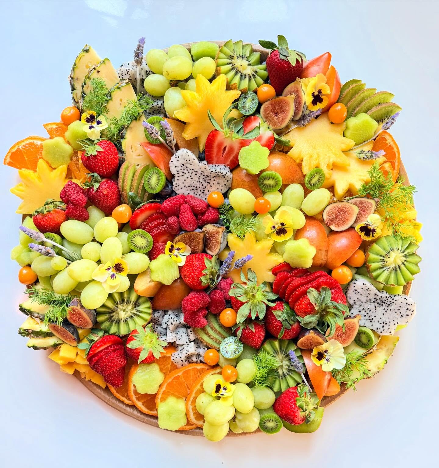 Fruit tastes better when someone else cuts it for you🍊🍓🍍🥭