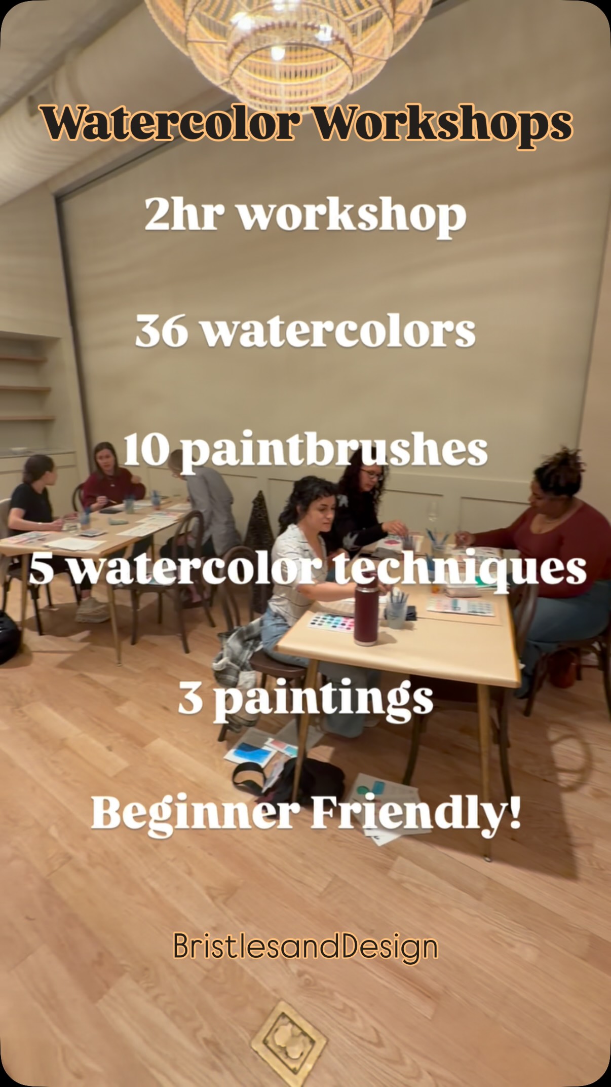 We had the best time at @commonhouserva teaching our Watercolor Workshop with @shopmadeva.rva!
This is a 2 hour Watercolor Workshop designed for beginners and people interested in trying something new! All supplies are included in the price of a ticket and you will leave the workshop feeling more confident and equip to work with the medium!
Join us for our upcoming workshops or book a private party! 🎨✨
•
•
•
@bristlesanddesign
#watercolor #watercolorworkshop #richmond #workshop #art