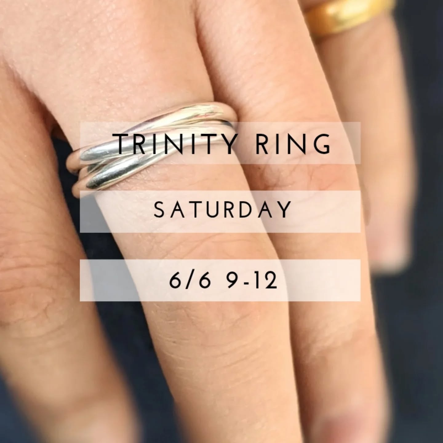 Did you miss next week's Trinity Ring? Here's another opportunity!
Message me for 14k or 18k pricing. 1 or 3 rings (or tri gold!)
Beginner Friendly!