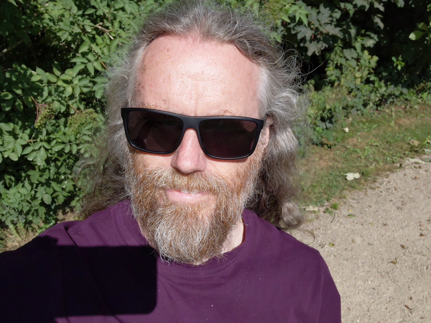 It's beautiful today. End of yesterday despite all the good intentions to remove make up, there's always a stuborn bit that just doesn't want to know.
#actor #performer #bearded #menwithlonghair #heathen #maturemodel #justsaying #morning #actorslife