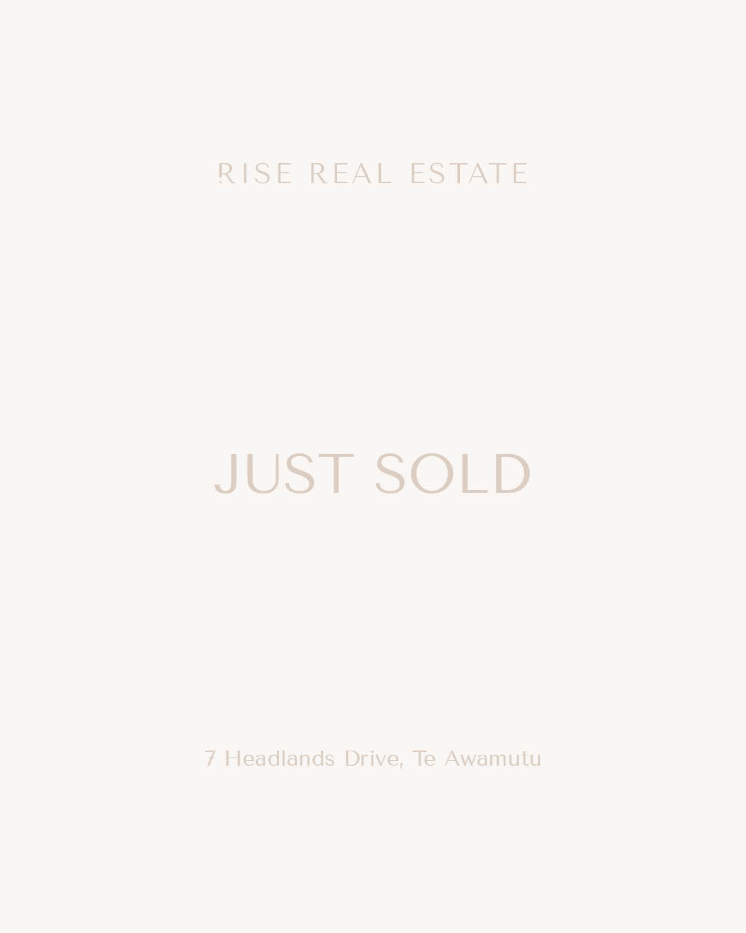 Now Sold – 7 Headlands Drive!
This stunning home has officially found its new owners, selling for $1,610,000 after a short one-month campaign.
Congratulations to the vendors and the happy new homeowners as they step into their next chapter! 🤎 #riserealestatenz