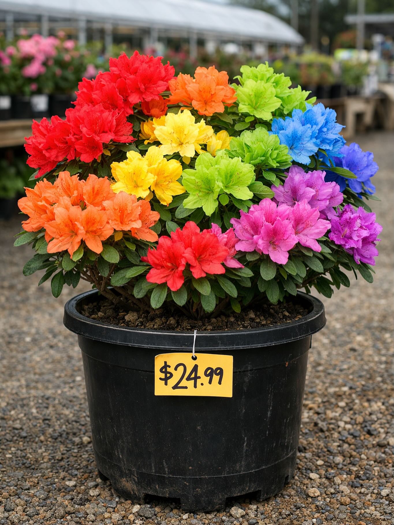Blossom said we finally did it⌠đ
Introducing our RARE Rainbow Azalea đâ¨
Every color. One plant. Zero editing. (âŚor is it? đ)
đ¸ Limited dropâavailable TODAY ONLY until 5PM!
Donât walk⌠RUN đââď¸đ¨
Come grab yours before they magically disappear đ
#AprilFools #RainbowAzalea #PlantMagic #GardenCenterFinds #AzaleaSeason