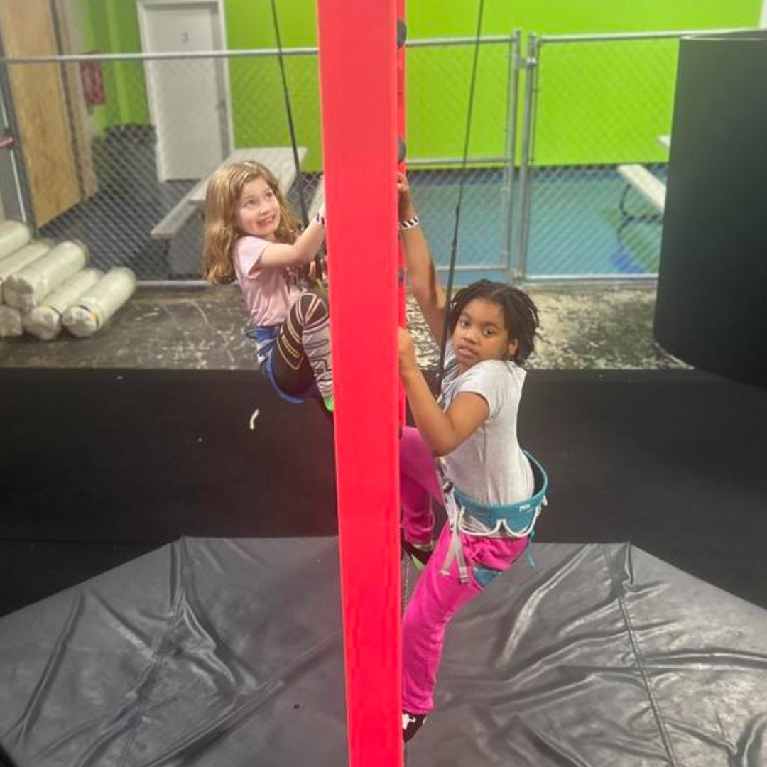 Our Oak Park kids love Spring Break at the Clubs! Spending the afternoon JUMPING around is a good way to expend some energy!