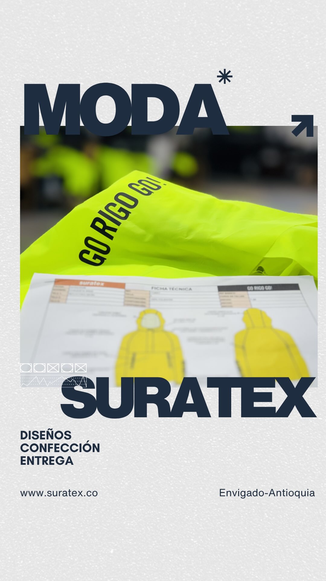 Tu marca no necesita más ideas…
necesita ejecución REAL. ⚡️
En Suratex llevamos tus diseños
de un concepto… a un producto listo para vender.
✔️ Diseño
✔️ Confección
✔️ Entrega
Todo en un solo lugar.
¿Vas a seguir pensando tu marca…
o ya la vas a lanzar? 🔥