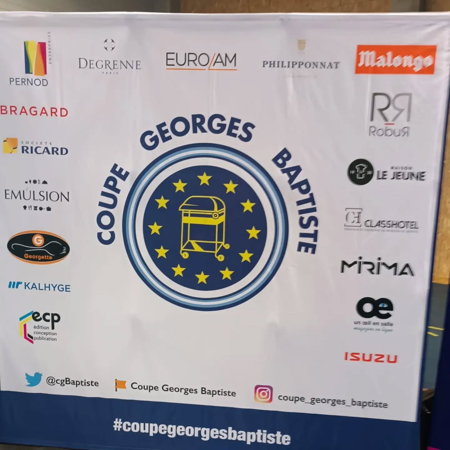 Il y a un an jour pour jour se déroulait la finale nationale de la Coupe Georges Baptiste au lycée Ste Anne de St Nazaire.
Que de beaux souvenirs.
Merci à nos partenaires de nous accompagner : @eurolamthiers @charlybrunet_prf @pernodricard @robur_officiel @guydegrenne @danonetalentfrance @cafesmalongo @pbcouly @lageorgetteofficiel @emulsion_paris ... ...
#concours #stnazaire #mars2025 #cgb