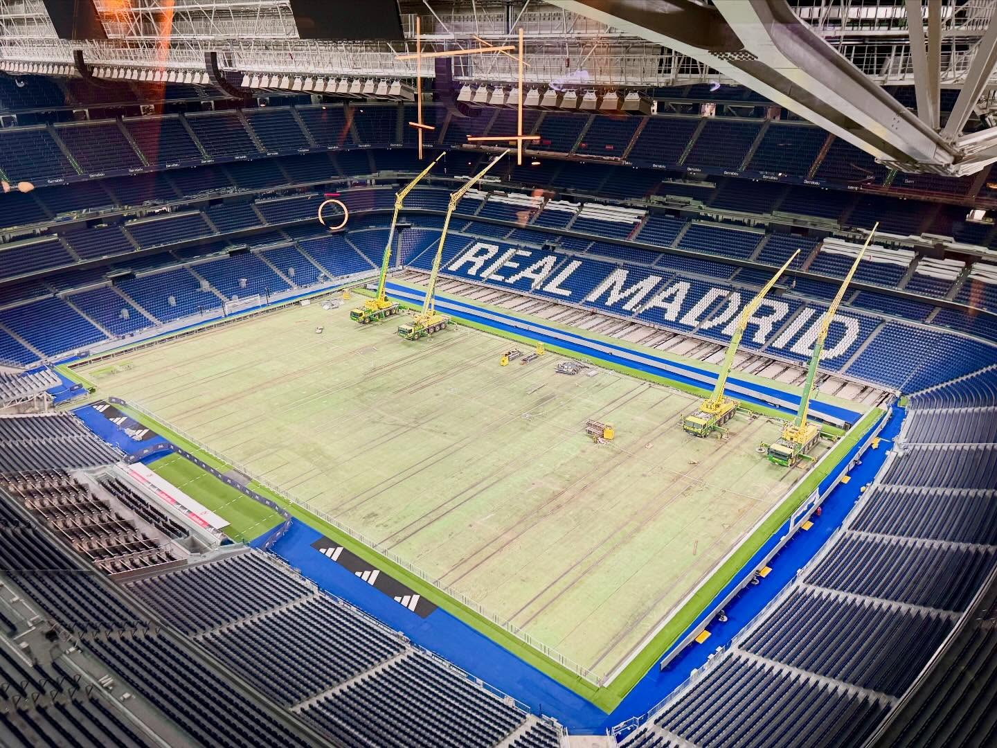 Fantastico shoot in Madrid for a global healthcare event + Bernabeu stadium obvs.