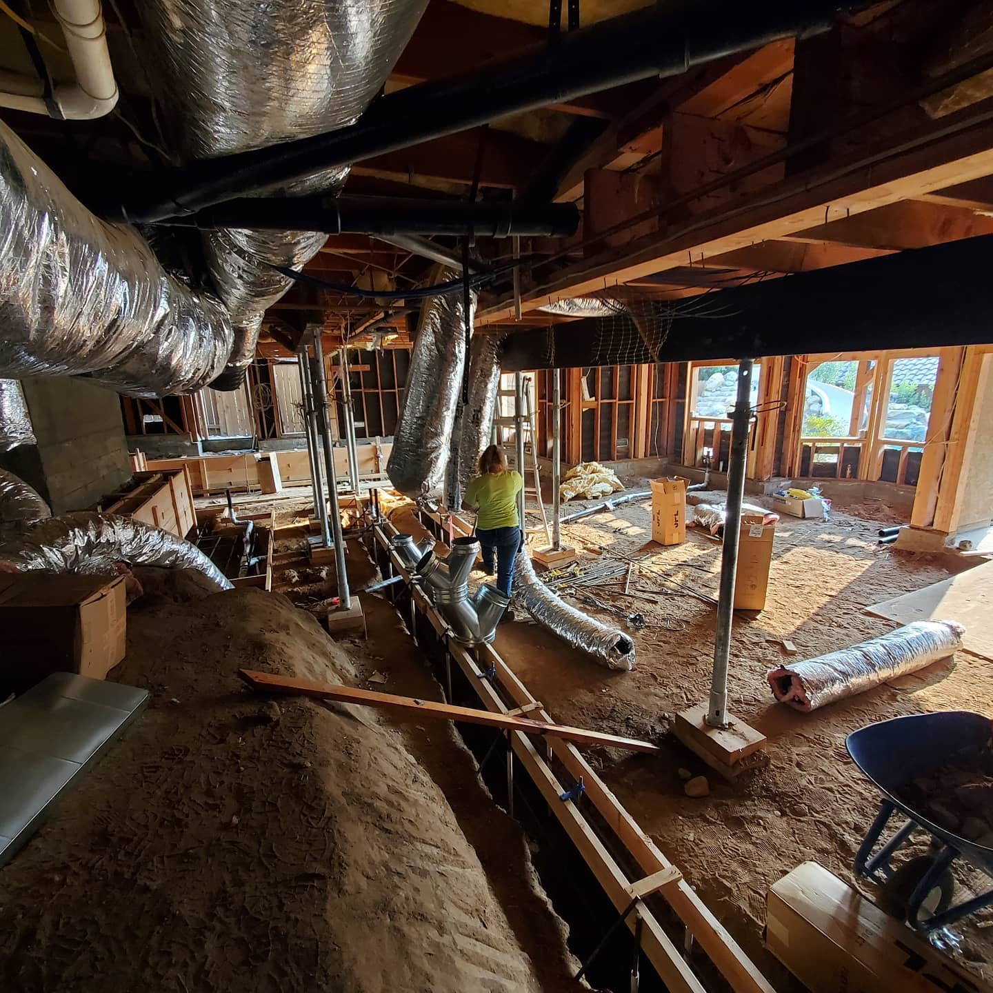 What a great transformation, from a limited sub floor crawl space to a huge bonus room. Thanks for letting us be a part of it..