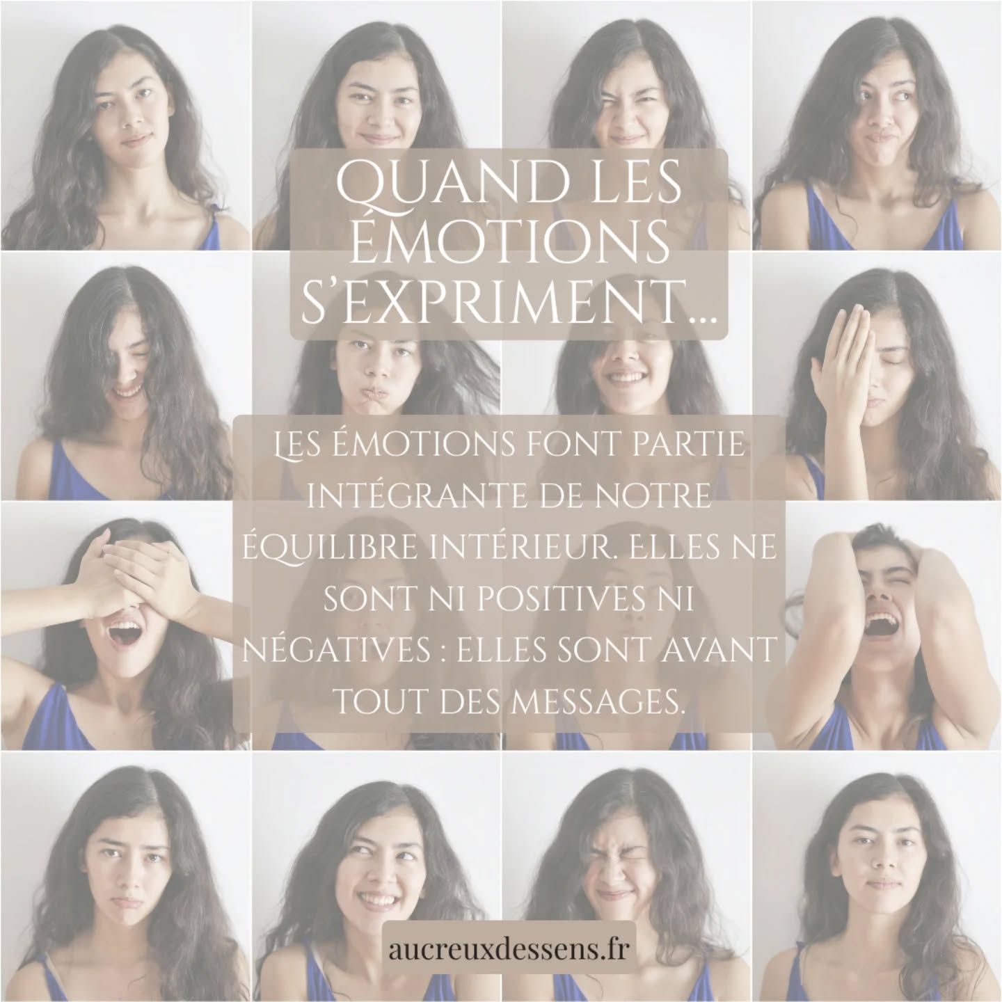 Comprendre les signaux du corps : Quand les émotions s'expriment
Les émotions font partie intégrante de notre équilibre intérieur. Elles ne sont ni positives ni négatives : elles sont avant tout des messages.
En psychologie occidentale, les émotions sont vues comme des réponses à des stimuli. Comme quelque chose qui vient de nous mais qui est ravivé/excité par des causes extérieures. Ce sont des réactions. Tout le monde a des émotions.
Le terrain des émotions est compréhensible de tous, c’est un espace de rencontre, de partage et d'échange avec les autres. La peur, la joie tout le monde va comprendre ce que c’est, c'est international.
Découvrir les émotions du point de vue de la médecine chinoise.
https://www.aucreuxdessens.fr/post/comprendre-les-signaux-du-corps-quand-les-émotions-s-expriment
#émotion #prisedeconscience #liberationemotionnelle #Qigongtuina #ecoutecorporelle