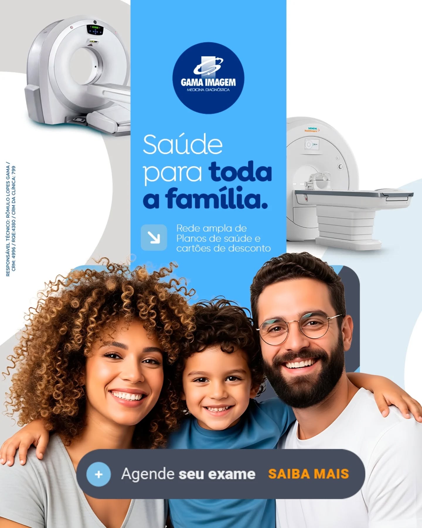 Cuidar da sua saúde ficou mais fácil. 💙
Aqui você encontra uma rede completa de atendimento, com exames de qualidade e aceitamos diversos planos de saúde e cartões de desconto.
✔️ Mais praticidade na hora de agendar
✔️ Atendimento ágil
✔️ Estrutura completa para você e sua família
Tudo isso com mais saúde pagando menos.
👉 Acesse o link na bio e agende seu exame com rapidez!
