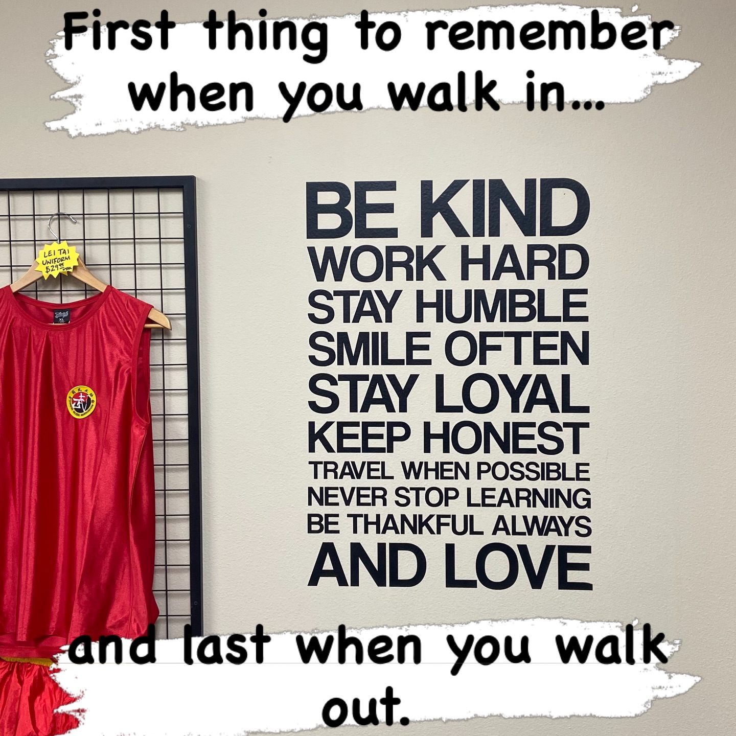 These are the first words that greet all of our members and visitors at the ZYKFA. We hope our members consider this when training and also as they leave our guan at the end of their practice. Making the world a better place starts with working on ourselves. ❤️❤️❤️🙏🙏🙏 #zykfa #kungfulife #thingstoconsider #selfreflection #madisonwi