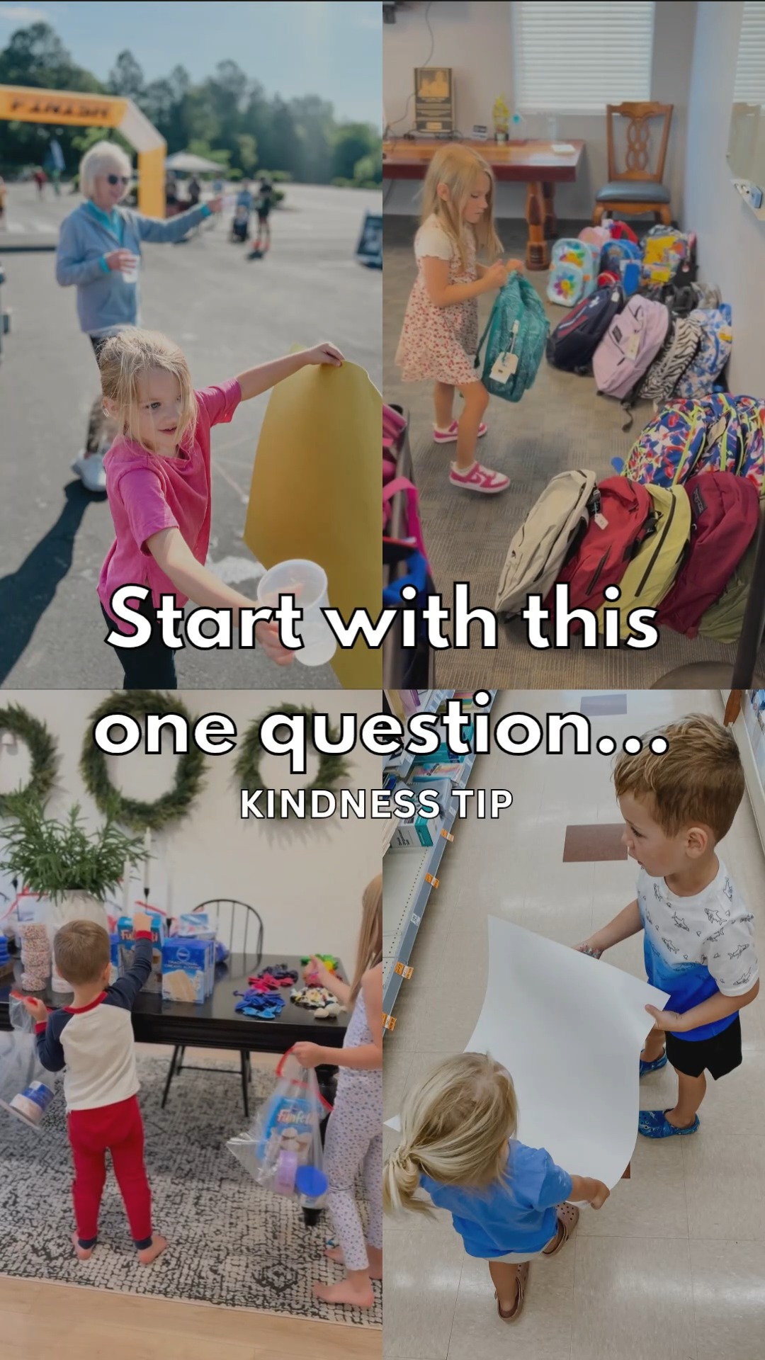 The next time your kiddo sees a hard reality, try this..ASK..
“What could we do to help?”
This simple question turns hard realities into opportunities for purpose.
It gives kids ownership.
They stop watching and start contributing.
Don’t be afraid of hard conversations, be ready for them.
Comment SERVE and I’ll send you the tool that helped me be ready.