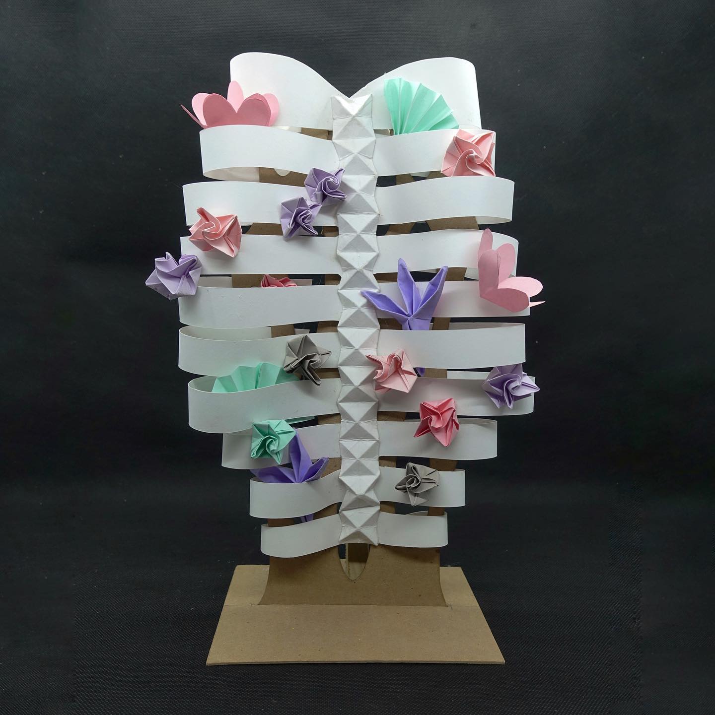 “unreciprocated” 2022
paper, fiberboard, post-its
a piece inspired by hanahaki disease