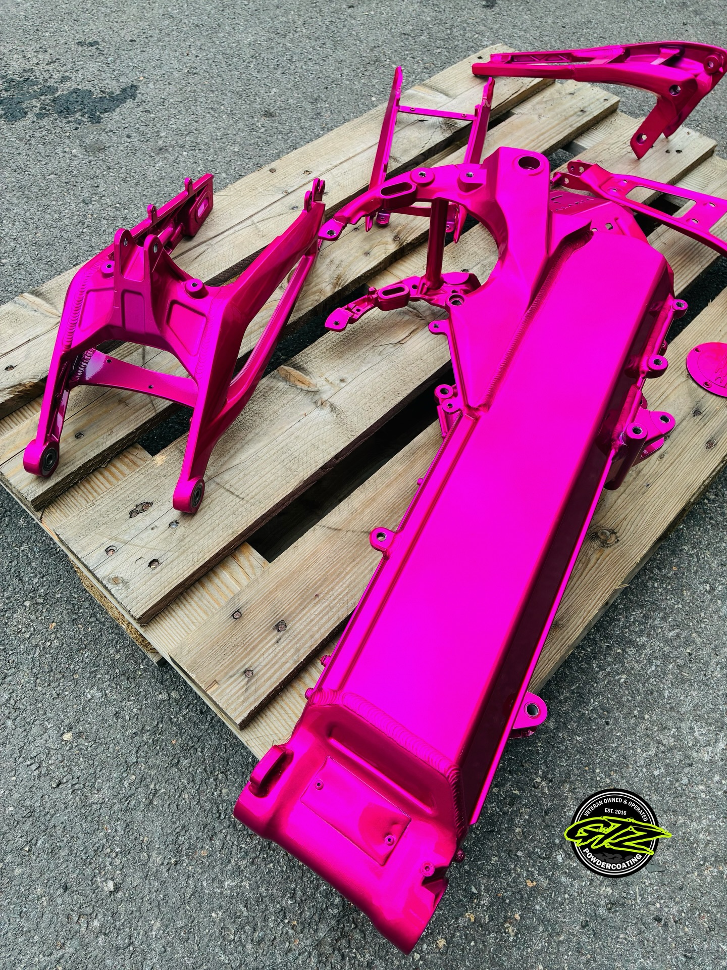 E Bike parts coated in Illusion Pink
#gtzpowdercoating #powdercoat #powdercoated #powdercoating #sanantonio
GTZ Powder Coating & Auto Styling
7819 Fortune Drive Suite 101
San Antonio, Texas 78250
Call/Text 210-627-5273
π Powder Coating
π Paint Protection Film
π Vehicle Detailing
π Vinyl Wraps
π Window Tint
π Chrome Deletes
π Caliper Painting
π Paint Correction
π Ceramic Coating
π High Temp Ceramic Coating