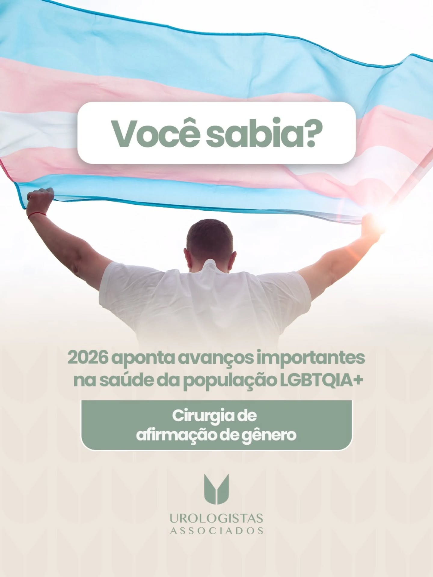 Em 2026, os avanços na medicina têm ampliado o acesso às cirurgias de afirmação de gênero. 🏳️⚧️✨
Cada vez mais, esses procedimentos se tornam mais seguros, acessíveis e baseados em evidências. 🩺📊
Com o apoio de um atendimento multidisciplinar , o cuidado é mais completo, individualizado e centrado no paciente. Esse movimento também reflete no aumento da procura e realização dessas cirurgias, acompanhando uma medicina mais inclusiva e humanizada. 🌈
Mais do que evolução técnica, é um avanço em respeito, dignidade e qualidade de vida 🫶
👉 Agende sua consulta e cuide da sua saúde.
#VocêSabia #SaúdeUrológica #SaúdeLGBTQIA #AfirmaçãoDeGênero #Medicina
