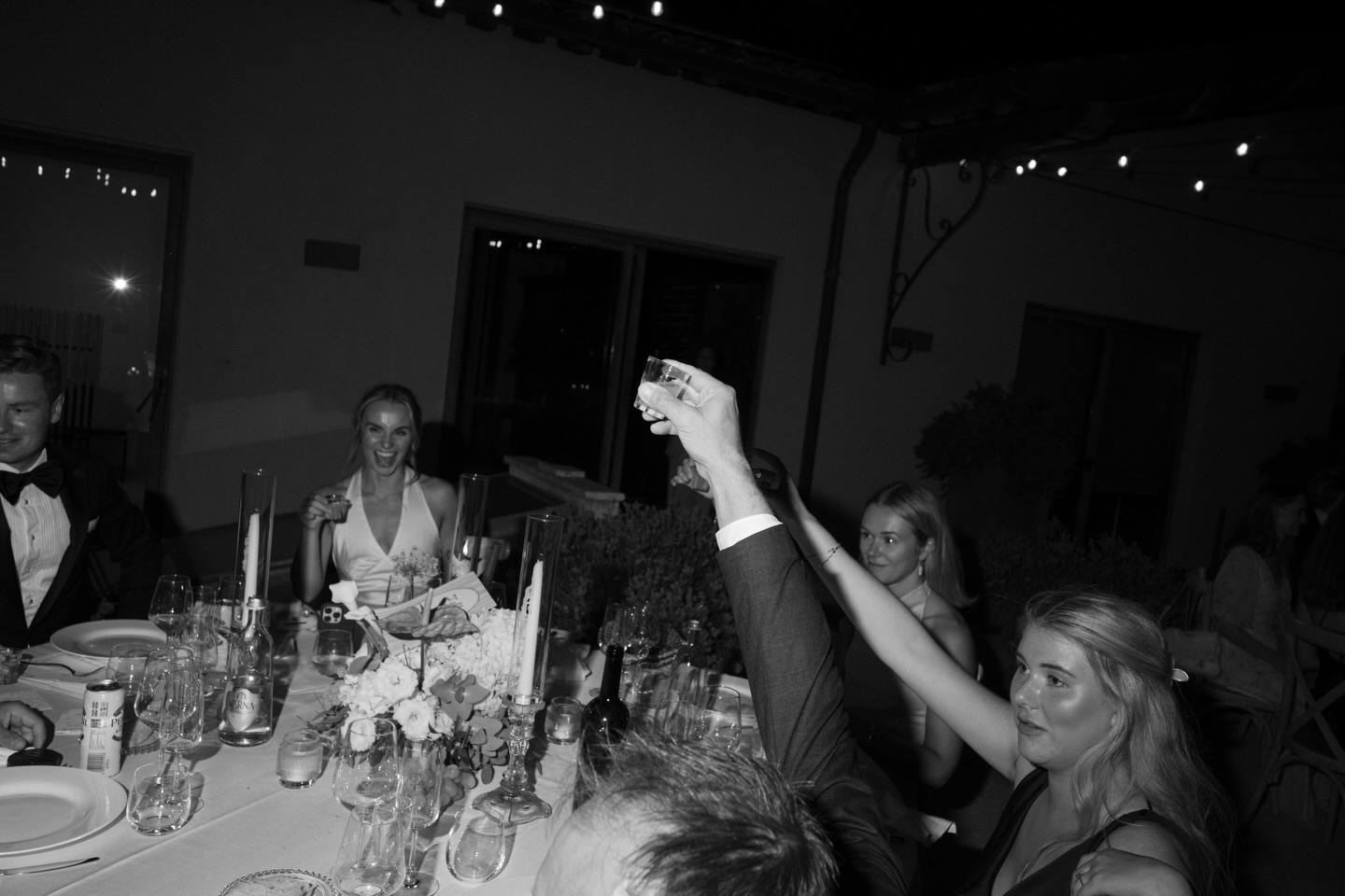 And we toasted, we kissed, we danced and we laughed all night.