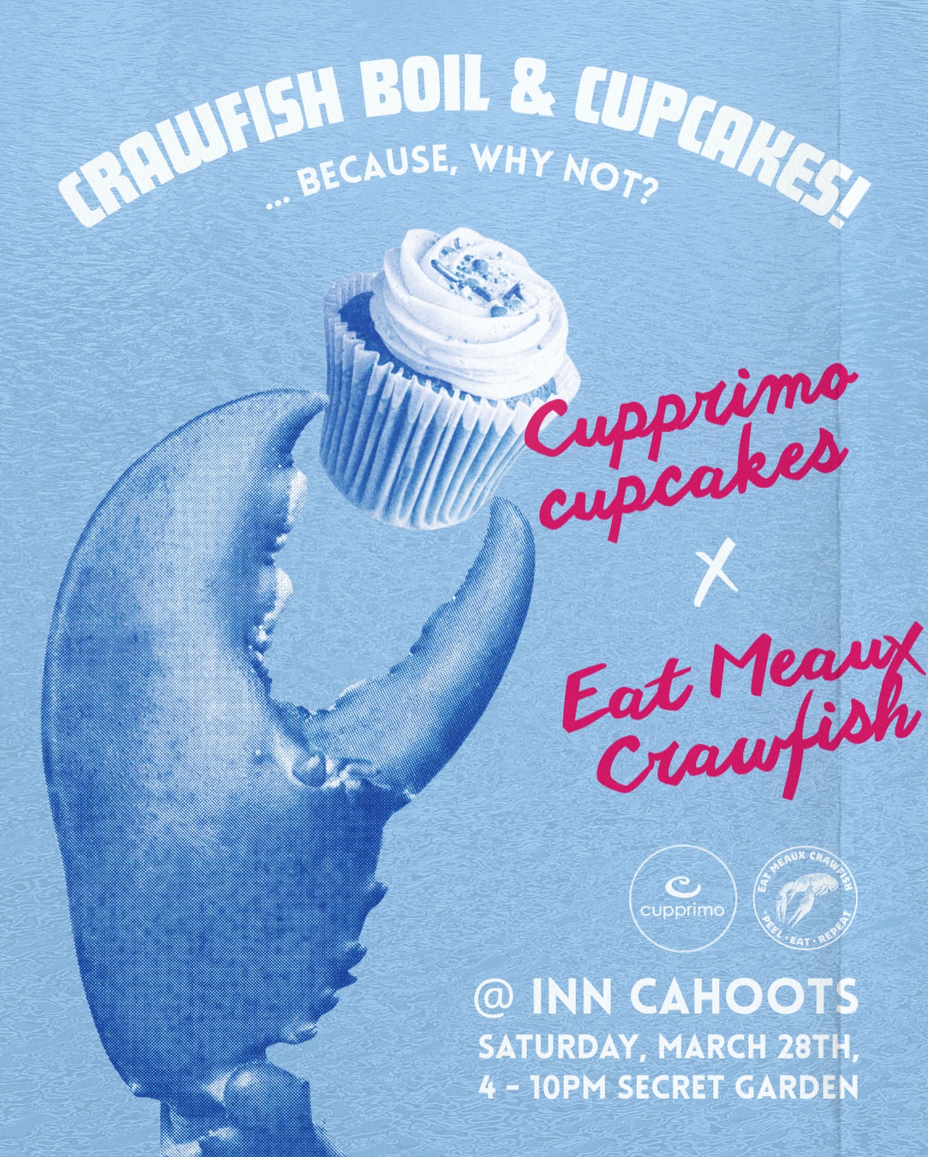 Crawfish x Cupcakes 🦞🧁 … Because Why Not?