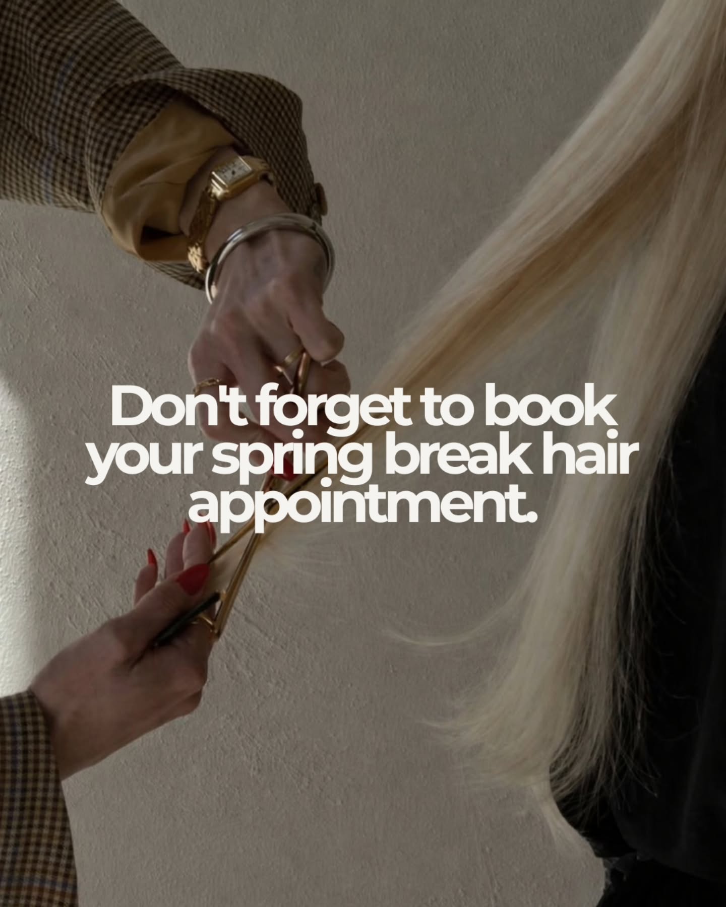 Spring break is here, and your hair deserves to be just as refreshed as you are.
We know how fast this week fills up, and appointments at Studio Bella are going quickly.
Whether you're traveling, hosting, or simply soaking in the extra time off, let us make sure your hair is exactly where you want it before the week gets away from you.
Give us a call or book online — we would love to get you in before the rush is over.
#SpringBreak #StudioBella #OFallonMO #HairSalon #SpringHair BookNow