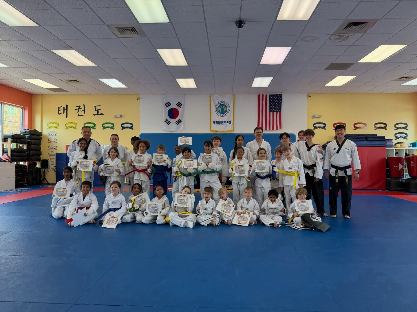 Great job to our March belt testers! Some of our students even trained during their spring break—your dedication truly shows. We’re proud of everyone for demonstrating discipline, respect, and commitment.
A big thank you to all our parents for supporting your children and families throughout their Taekwondo journey—we couldn’t do it without you!
Spring is here, which means Summer Camp is right around the corner! Spots are limited and fill up quickly, so be sure to sign up soon.
Reminder: We will be closed for Spring Break from April 3rd to April 5th—mark your calendars!
If you’d like to support our dojang, we would greatly appreciate it if you leave us a review on Google or Facebook.
Thank you for your continued support!
.
.
#taekwondo #taekwondokids #taekwondofamily #huntersvillenc #charlottenc