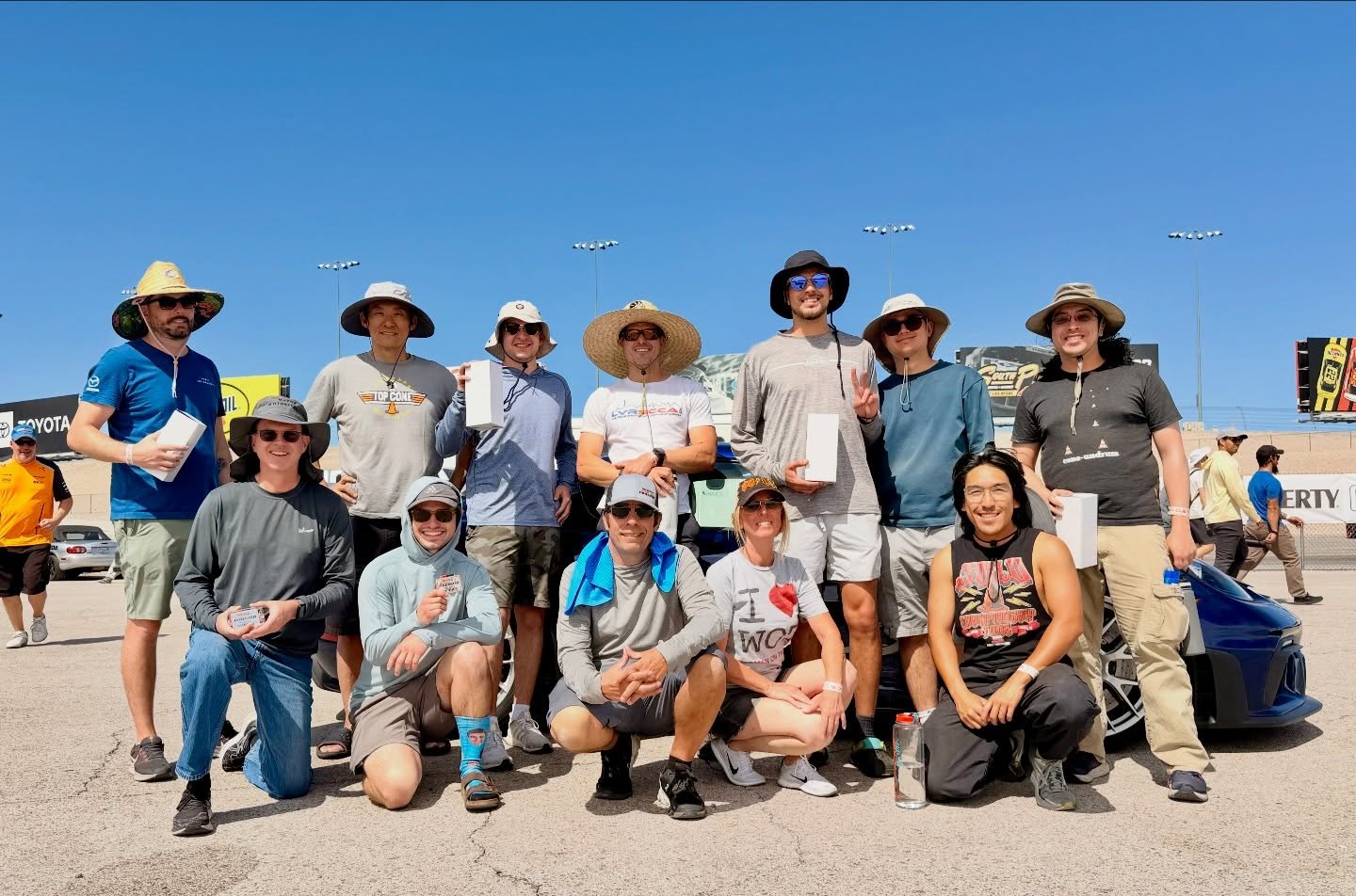a massively successful ProSolo weekend with strong SoCal representation! we claimed SIX out of the top ten in index, and our dear leader @86__kid took top index by less than a tenth! (not everyone is in the picture 😔)
we'll be back at it next week, so don't forget to cheer us all on!
------ CLASS WINS & TROPHIES ------
SS: Sam Mayorga 1st • James Yom 2nd
CS: Sean Velandia 1st • Ken Suzuki 2nd
DS: Mike Yanase 1st • David Carson 3rd
ES: Dennis Hubbard 1st
AST: Adrian Cardenas 2nd
S1: Derek Punch 1st
S3: Brian Kelly 1st • Allen Eischen 2nd • Peter Loney 3rd
S4: Edwin Liu 4th
S5: Chris Rosario 1st
R3: Jeff Kiesel 2nd
L1: Christine Grice 1st
L2: Kendra Mabie 3rd • Sara Odioso 4th
L3: Catherine Tran 2nd
#sccaprosolo #scca #autocross