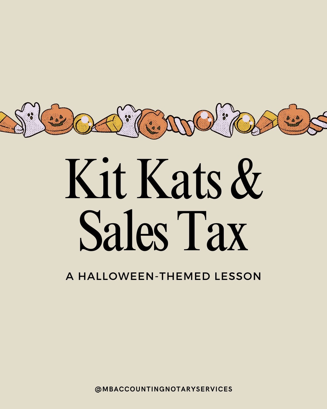 Sales tax can get "tricky" really fast, that's why I've put together this "treat" of an example for you! 😜🍫
#VirtualBookkeeping #RemoteBookkeeper #BookkeepingPro #Bookkeeper #BookkeepingTips #Accounting #Bookkeeping #CloudBookkeeping #BusinessOwner #EntrepreneurLife #Entrepreneurship #SmallBiz #TaxTips
#SmallBusinessBookkeeper #JohnsonCitybookkeeper #JohnsonCityaccountant #Tennesseebookkeeper #TNaccountant #MBAccountingNotaryServices