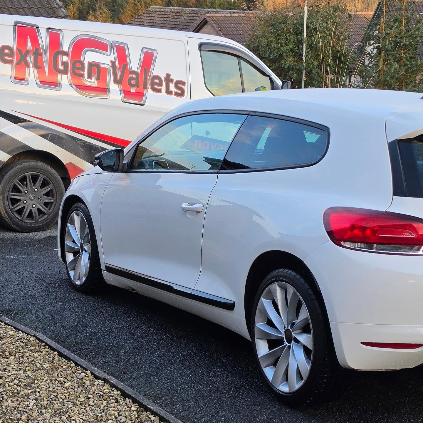 Let's focus on the clean white car and not my dirty white van
Booked in once again for the express valet and the results speak for themselves. Full clean inside and out, finished with a sealant to protect the paint and make it shine
#mobilevaleting #expressvalet #detailinglife #aberdeenshire
